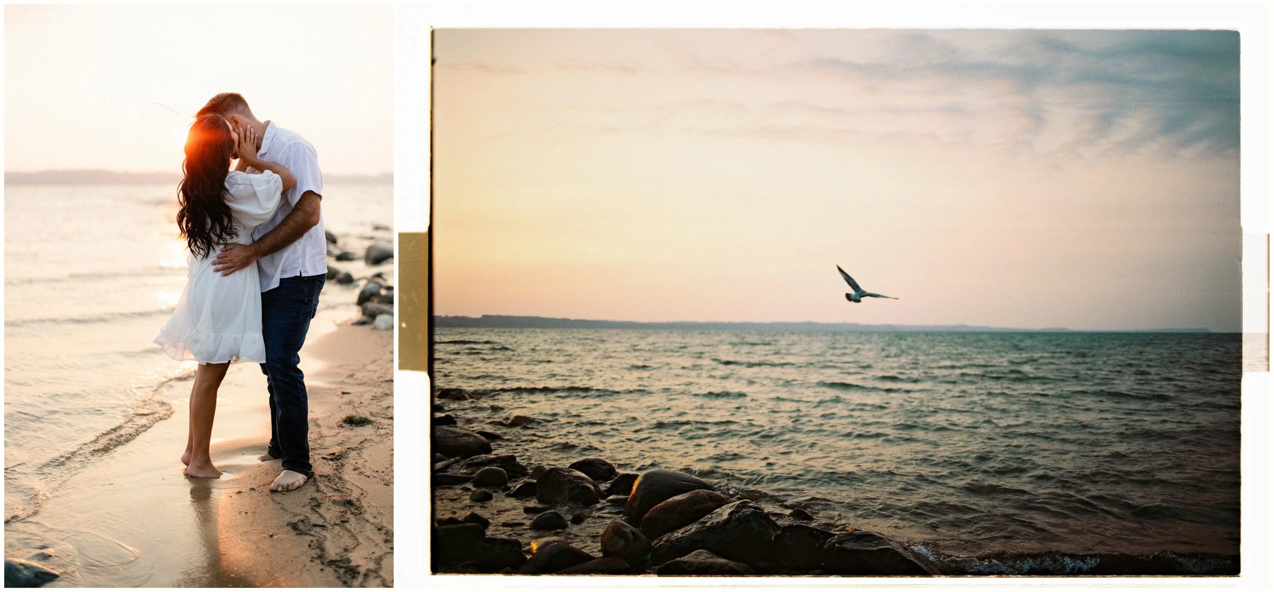 Cinematic Beach Engagement