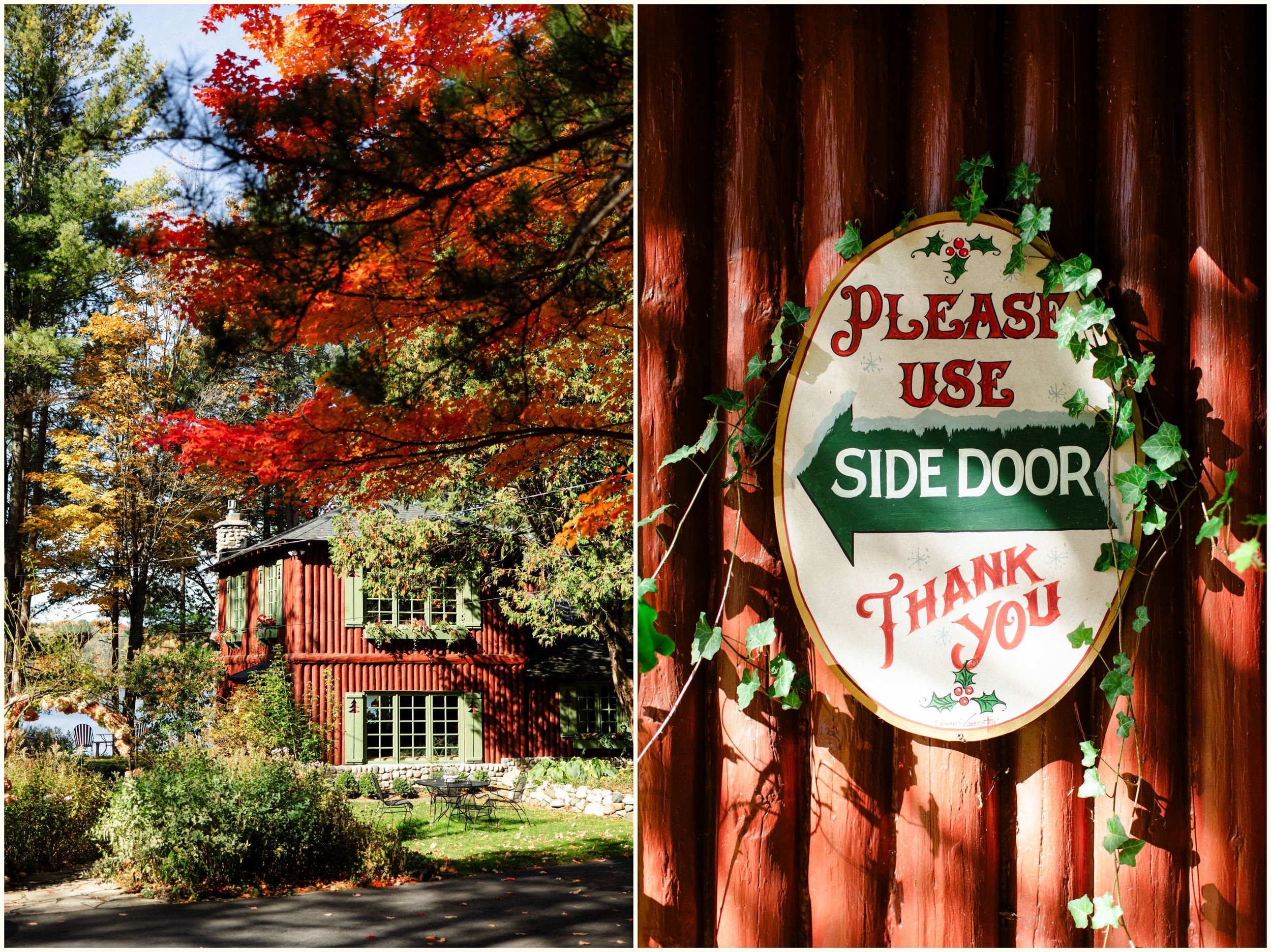 rustic family cottage wedding