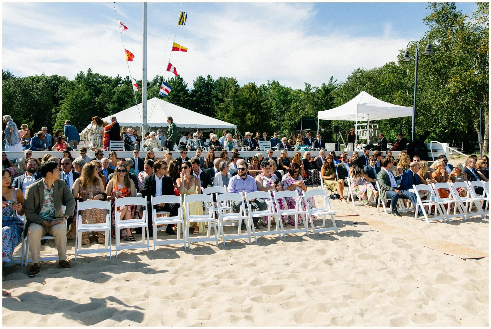 northern michigan beach wedding