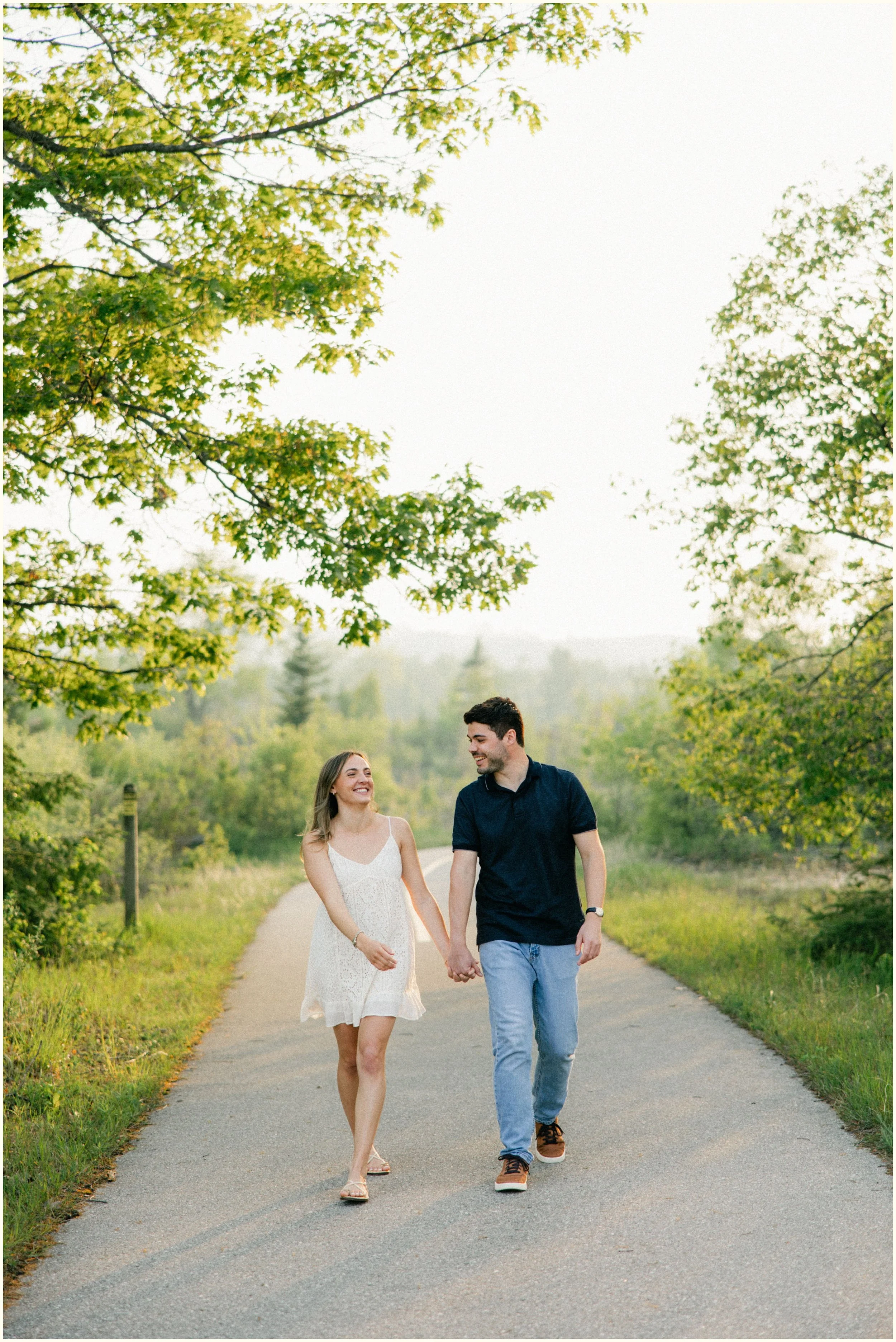 sleeping bear dunes engagement 