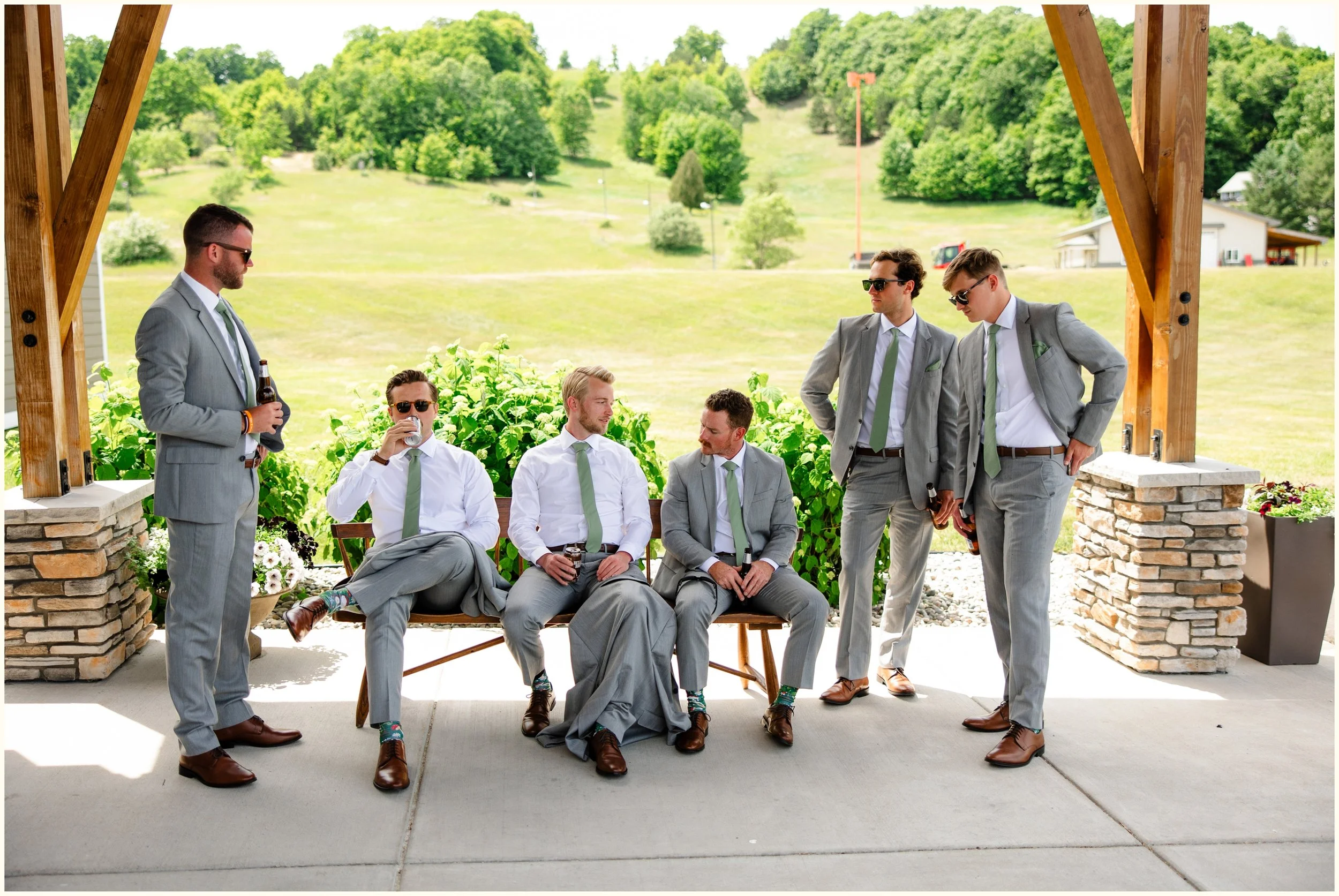 candid traverse city wedding photography