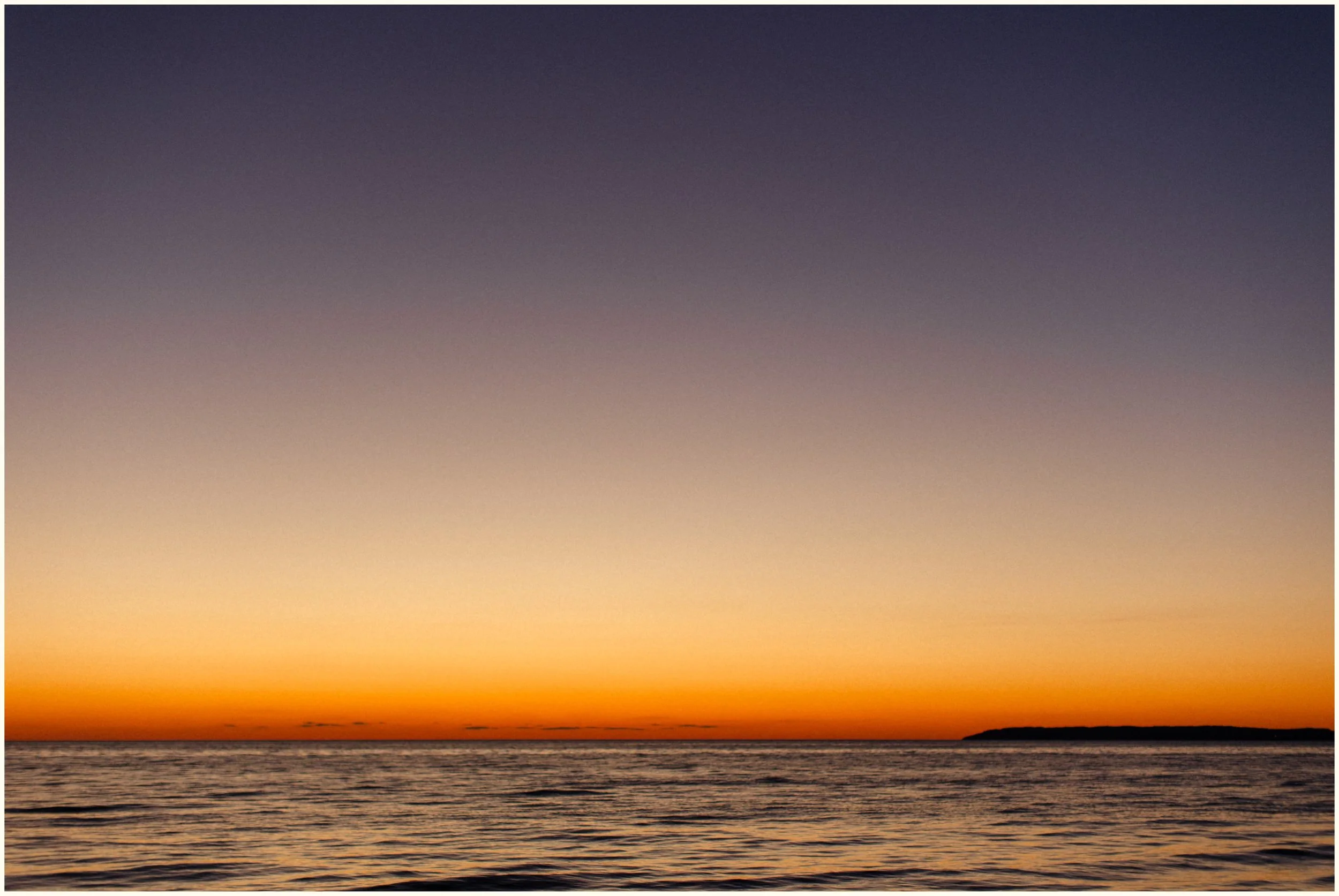 sleeping bear dunes sunset
