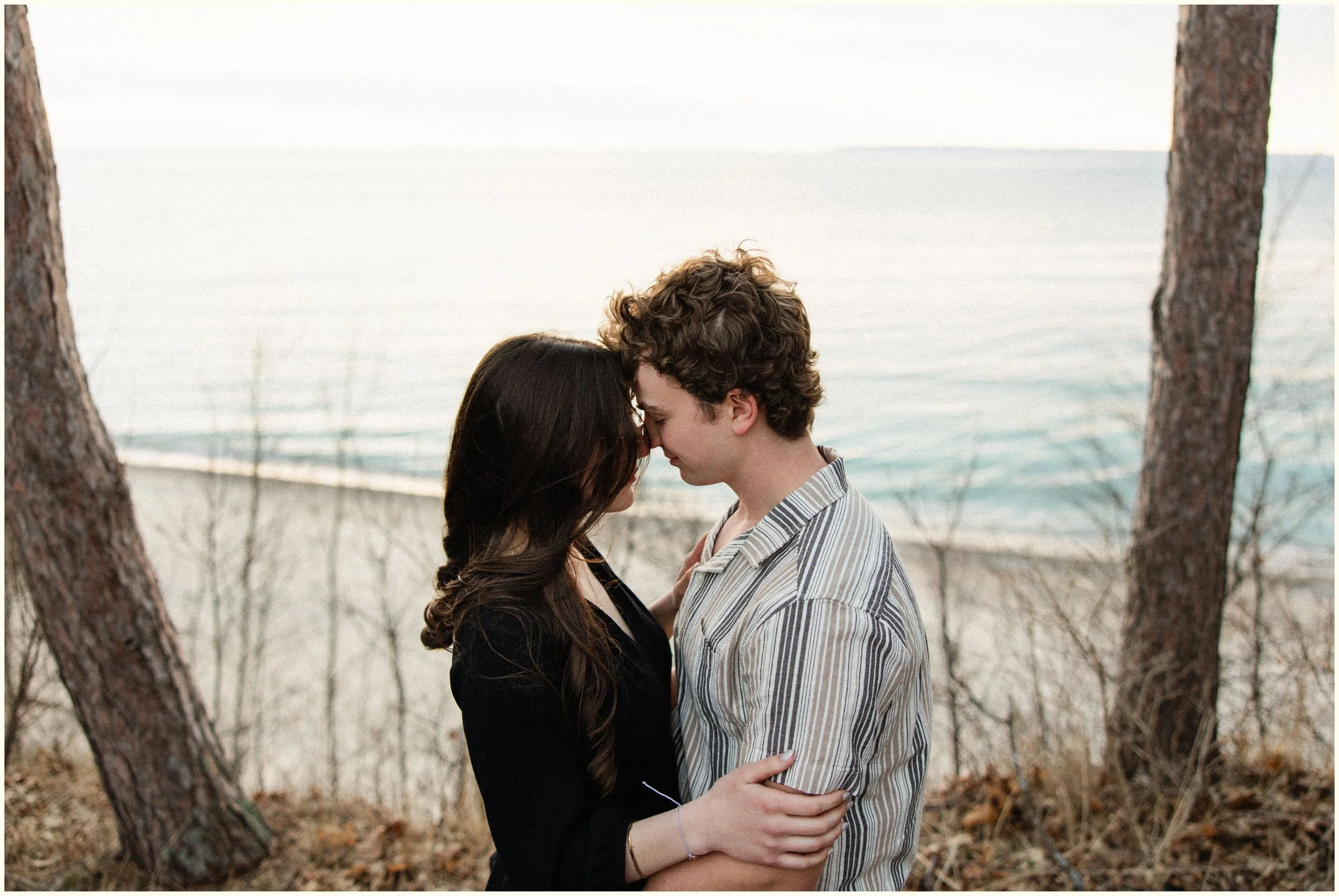 northern michigan engagement session