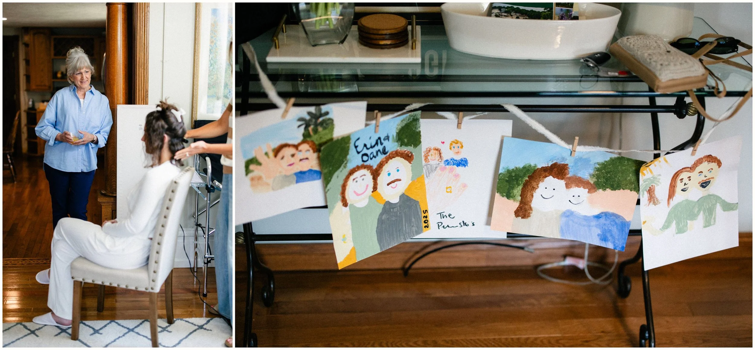 traverse city candid moment getting ready