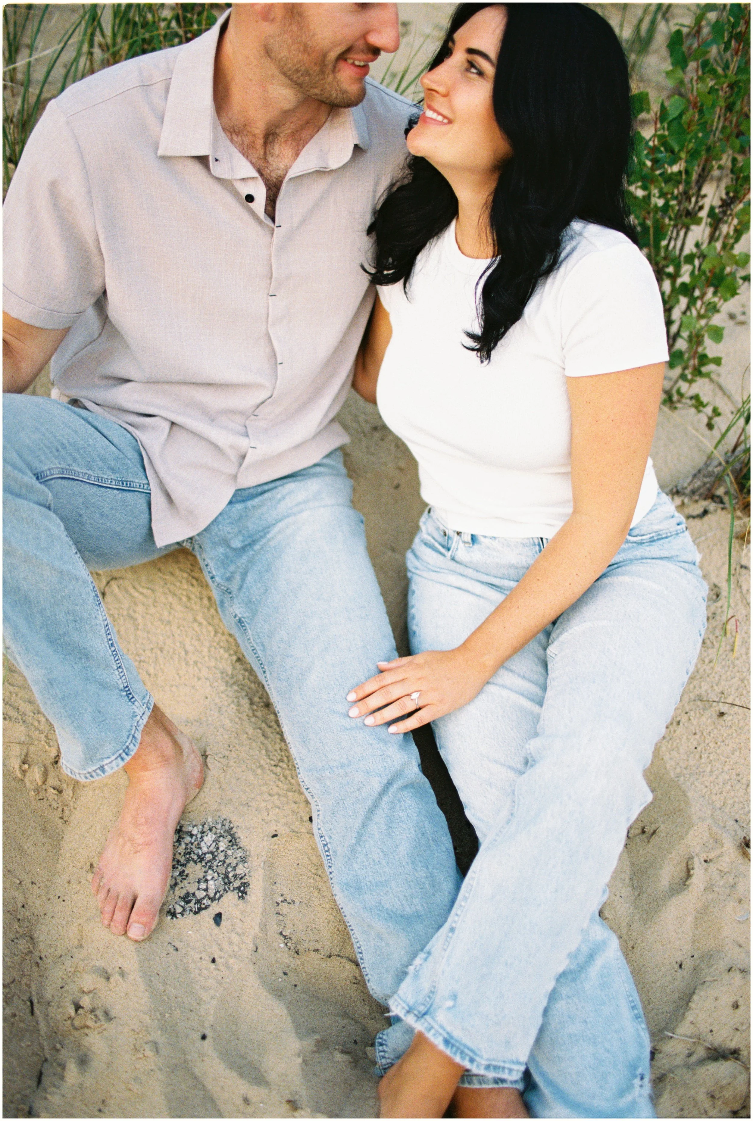 engagement session in traverse city