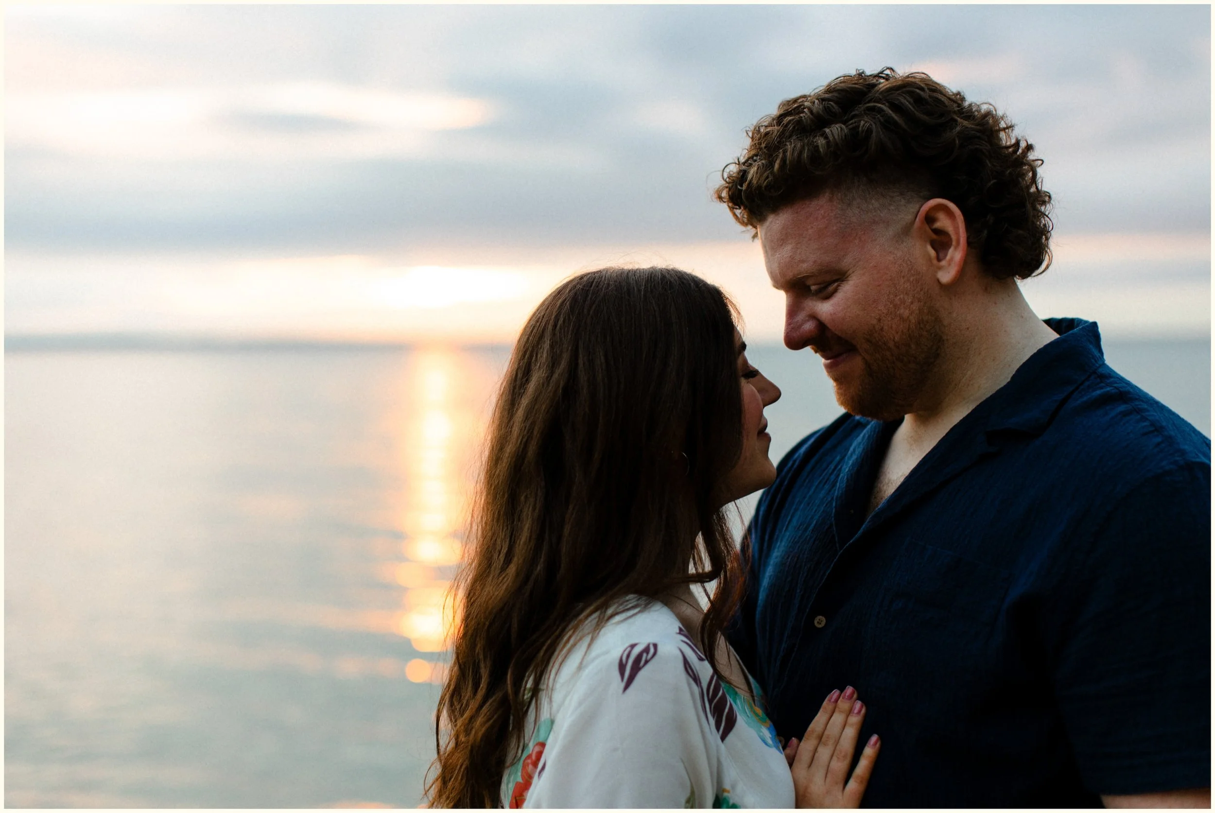 Moody engagement photos