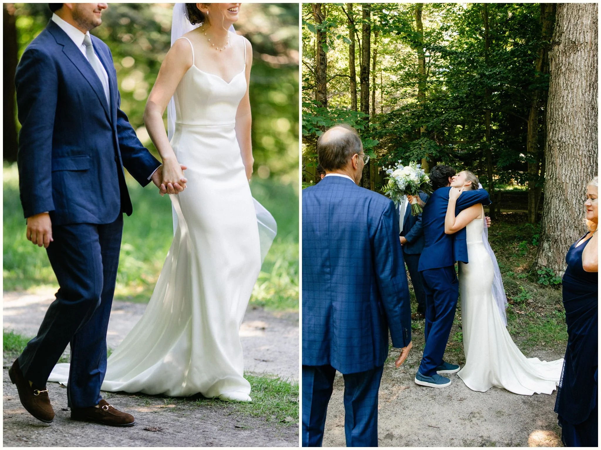 candid first look moment 