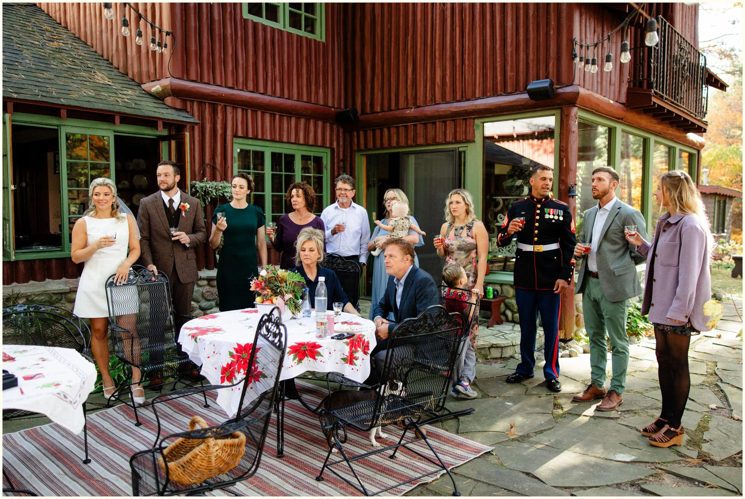 intimate small michigan wedding