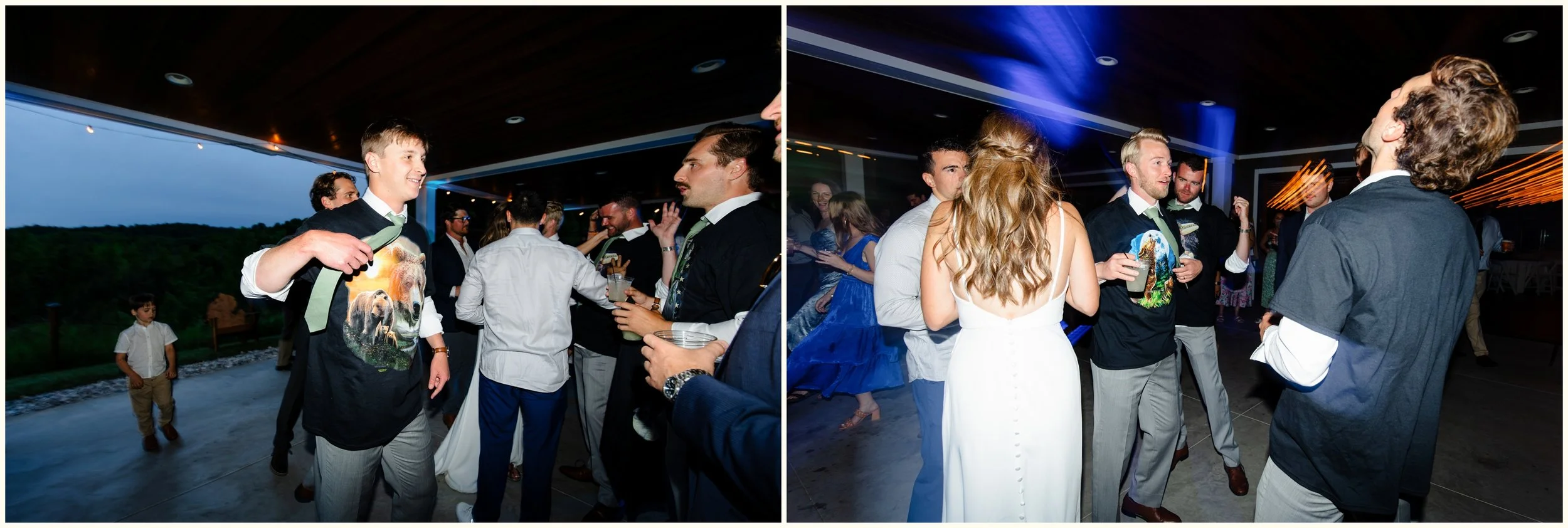 fun dancing wedding candids