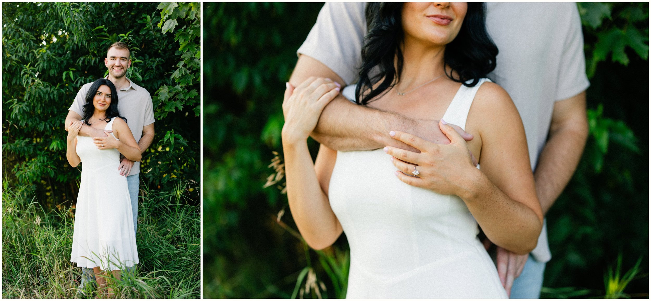 northern michigan engagement session