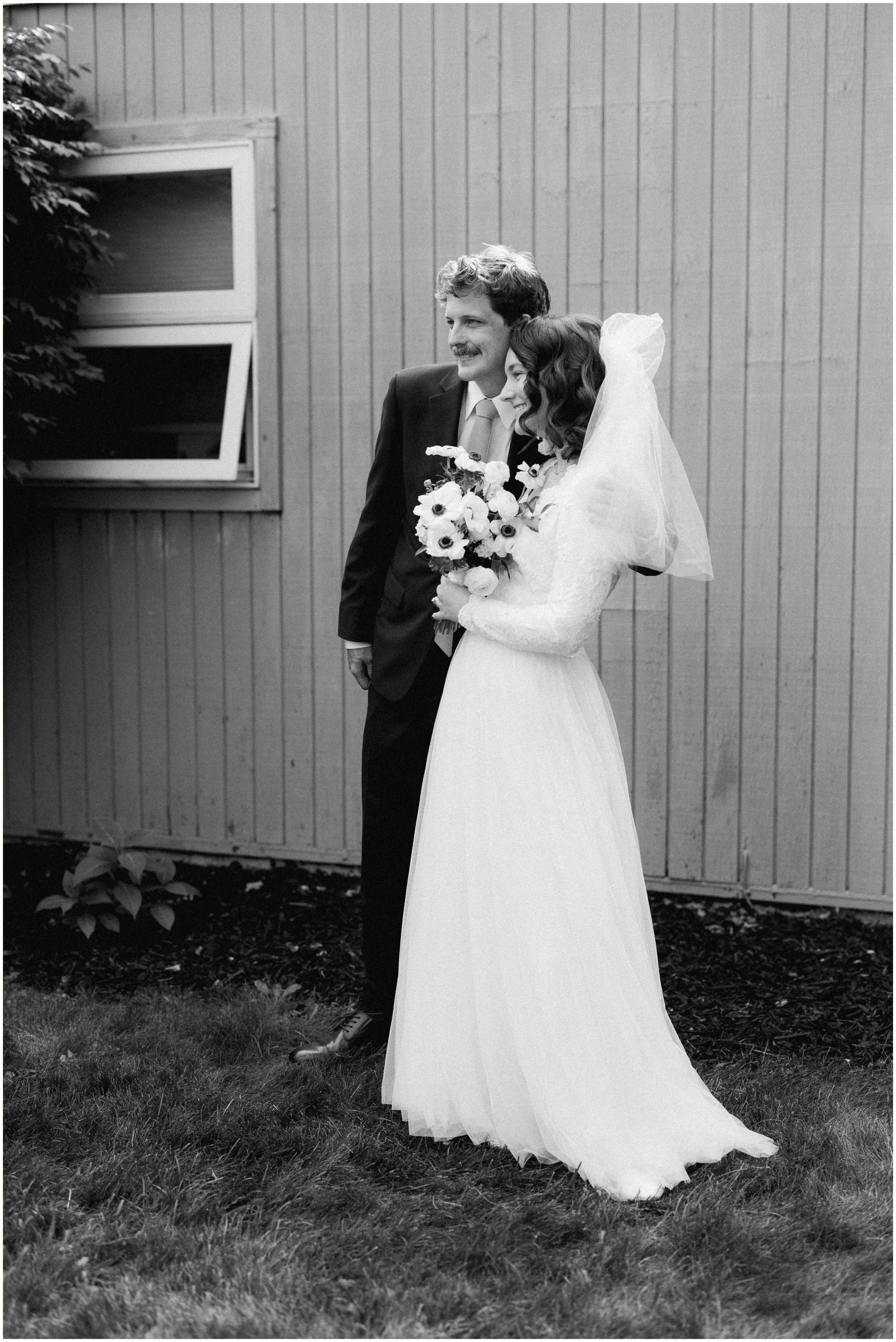 black and white wedding photos traverse city