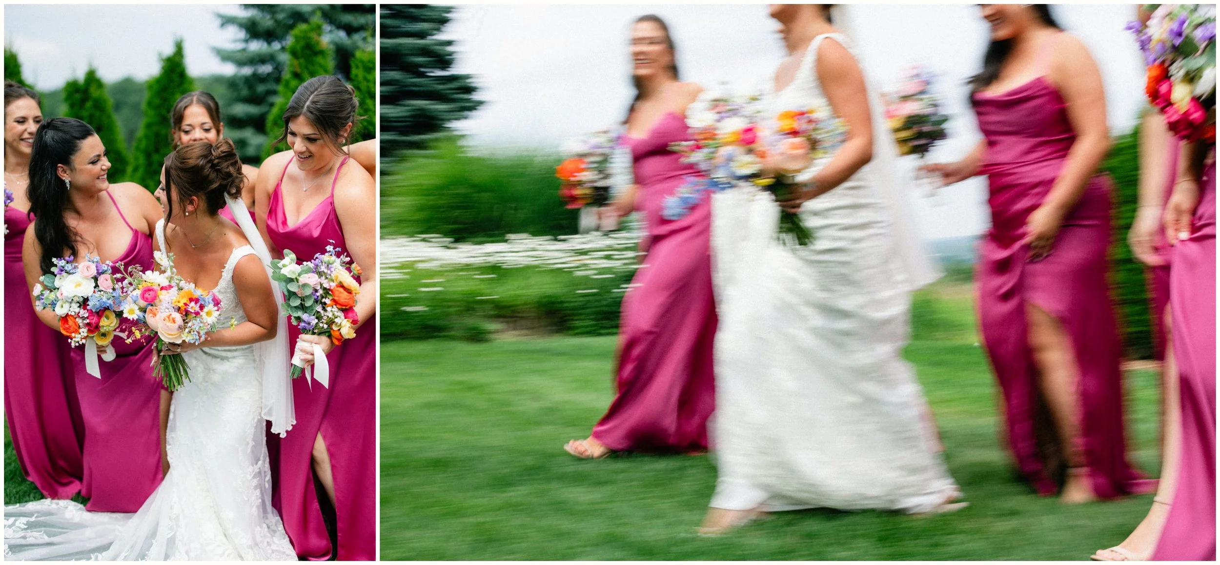 northern michigan floral wedding