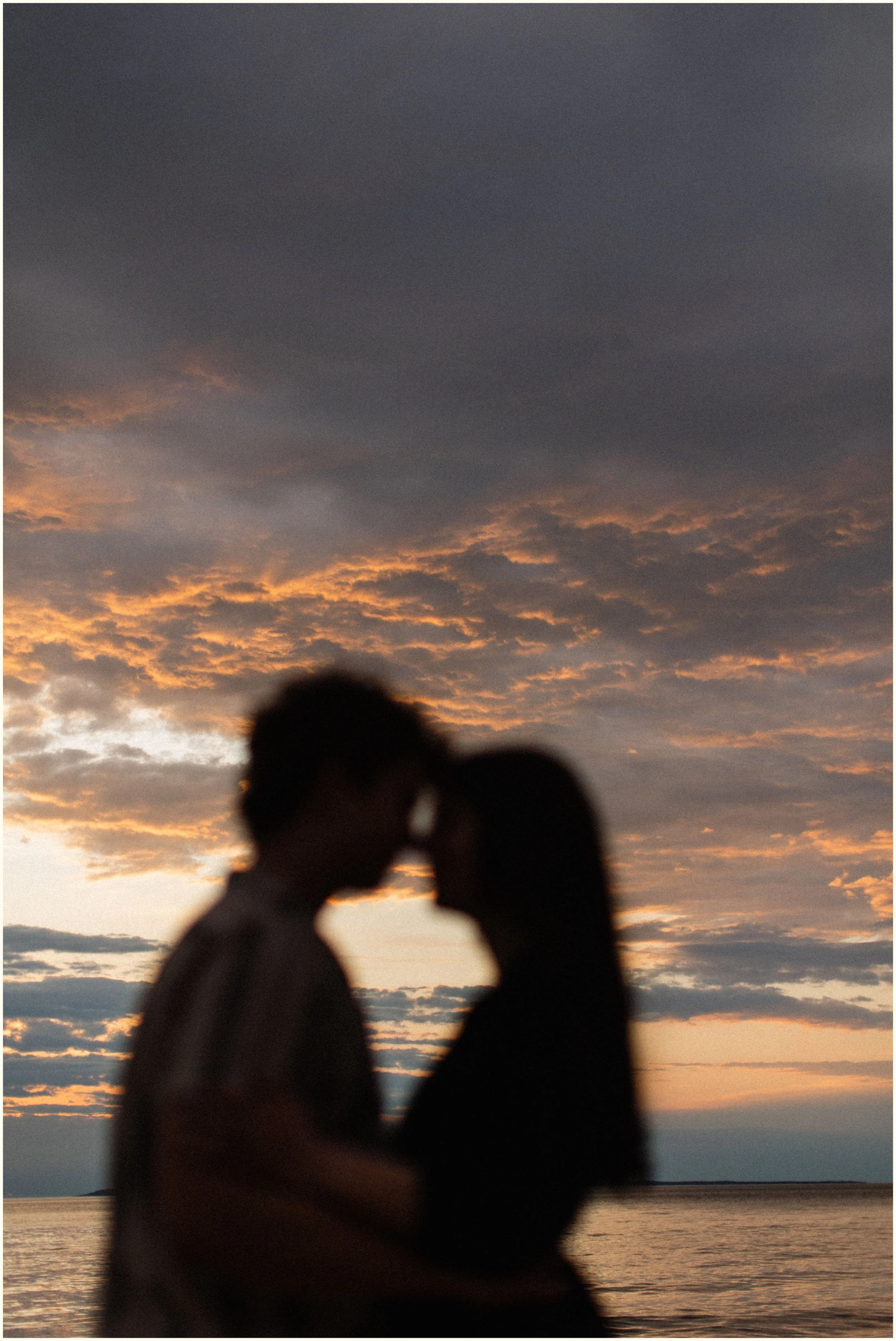 romantic engagement session
