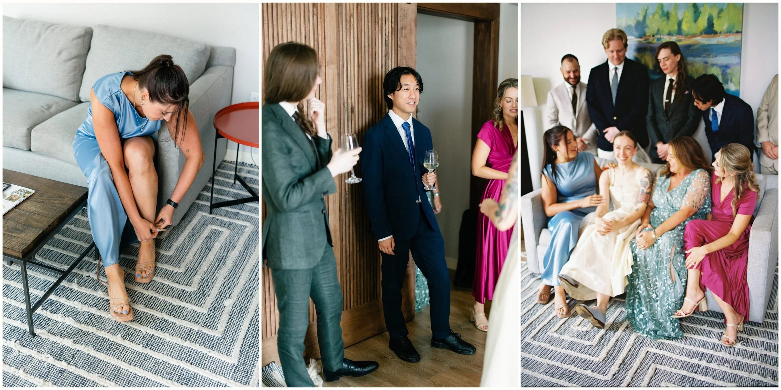 Candid Bridal Party portraits