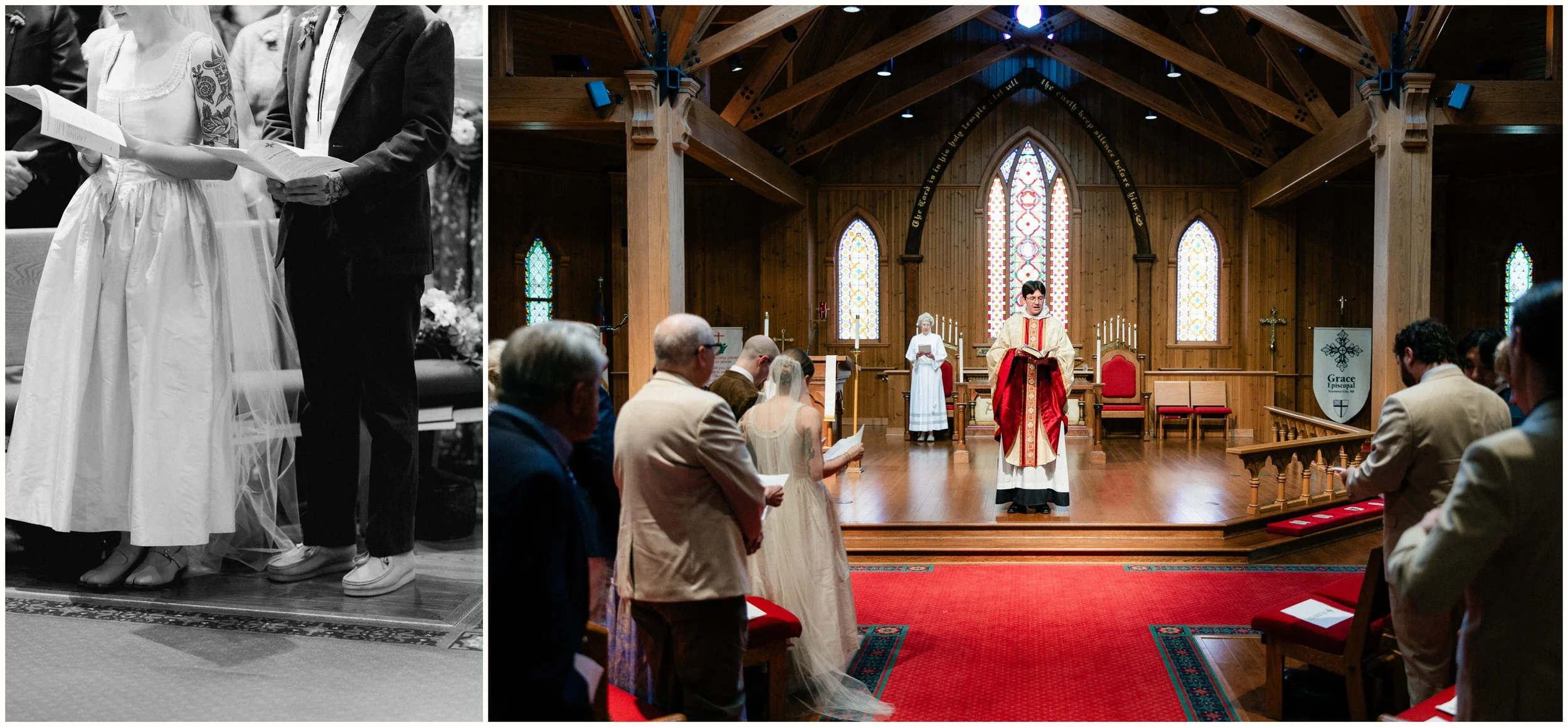 Traverse City church wedding ceremony