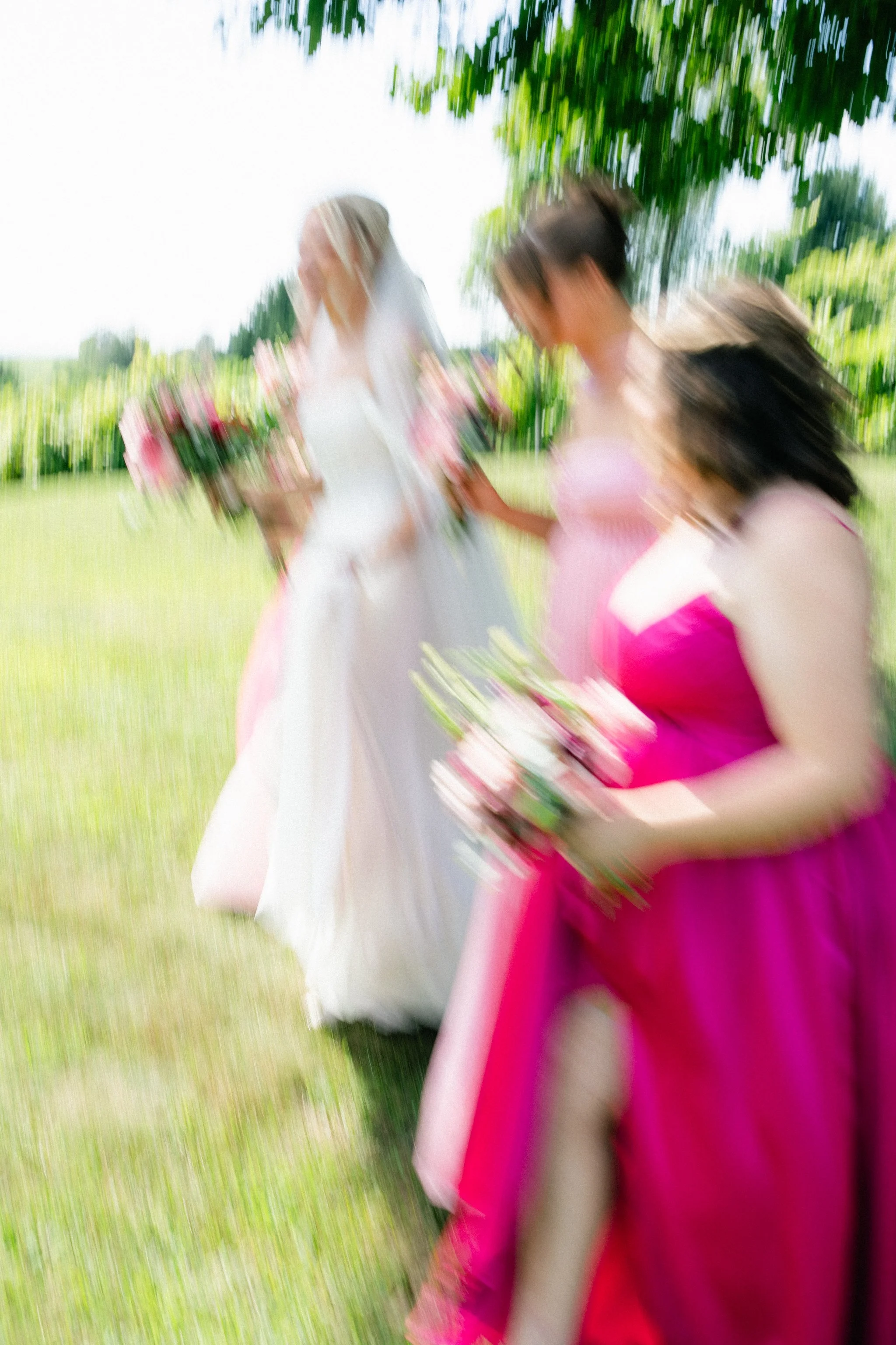 movement in wedding photos