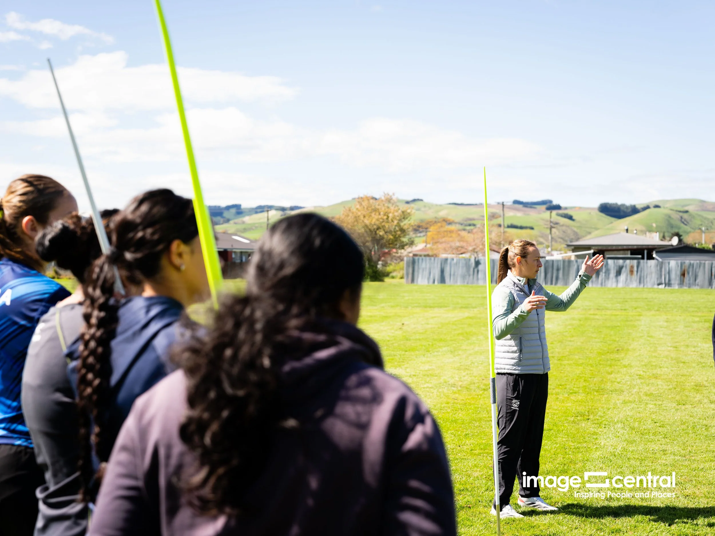 Coaching Clinic with Tori Moorby (nee Peters) at St Peters High School in Gore on Inspiring Wahine Conference 15-17 October 2025.  Gore, Southland Croydon Lodge, © Copyright images Clare Toia-Bailey / www.image-central.co.nz