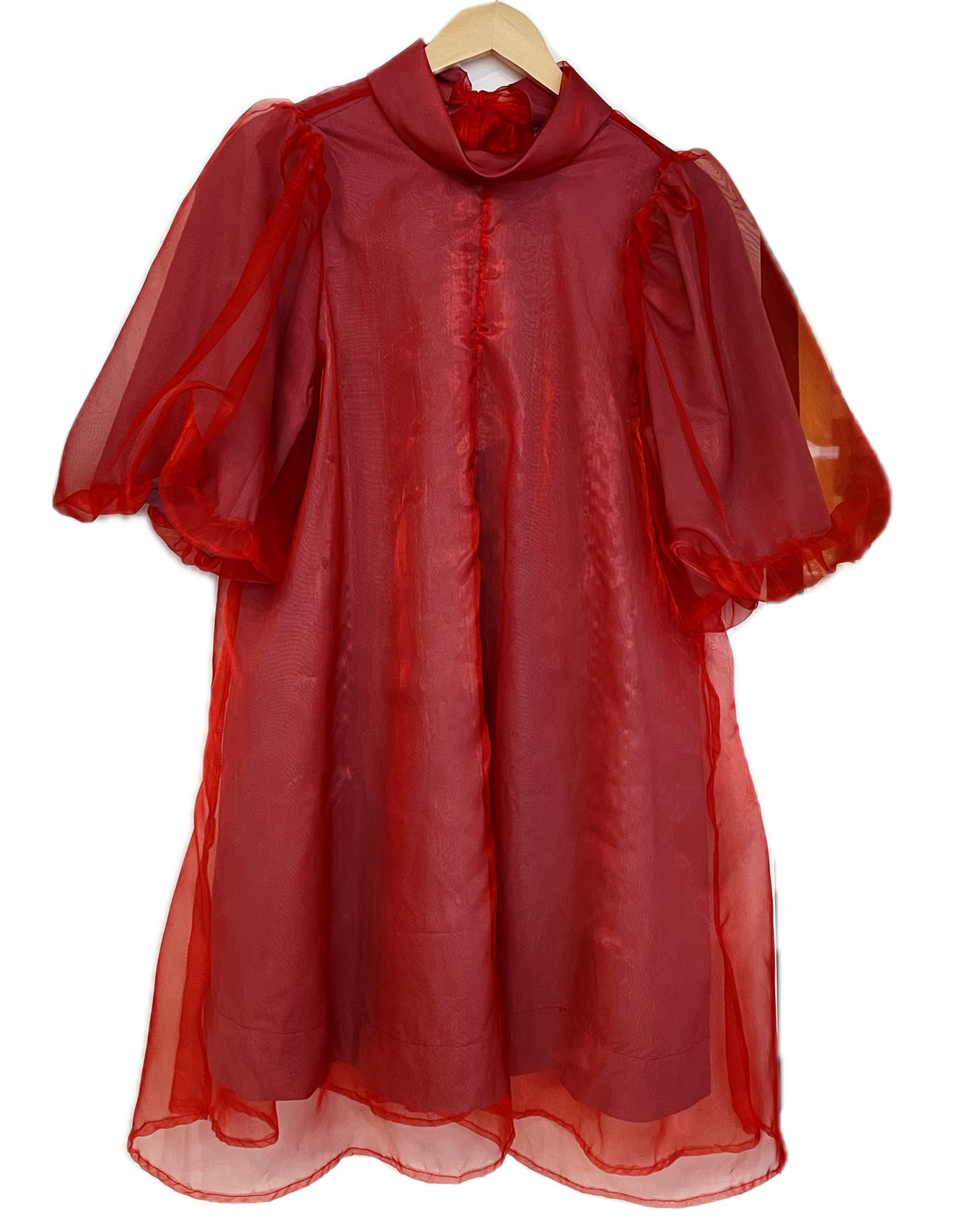 Organza Puff Dress