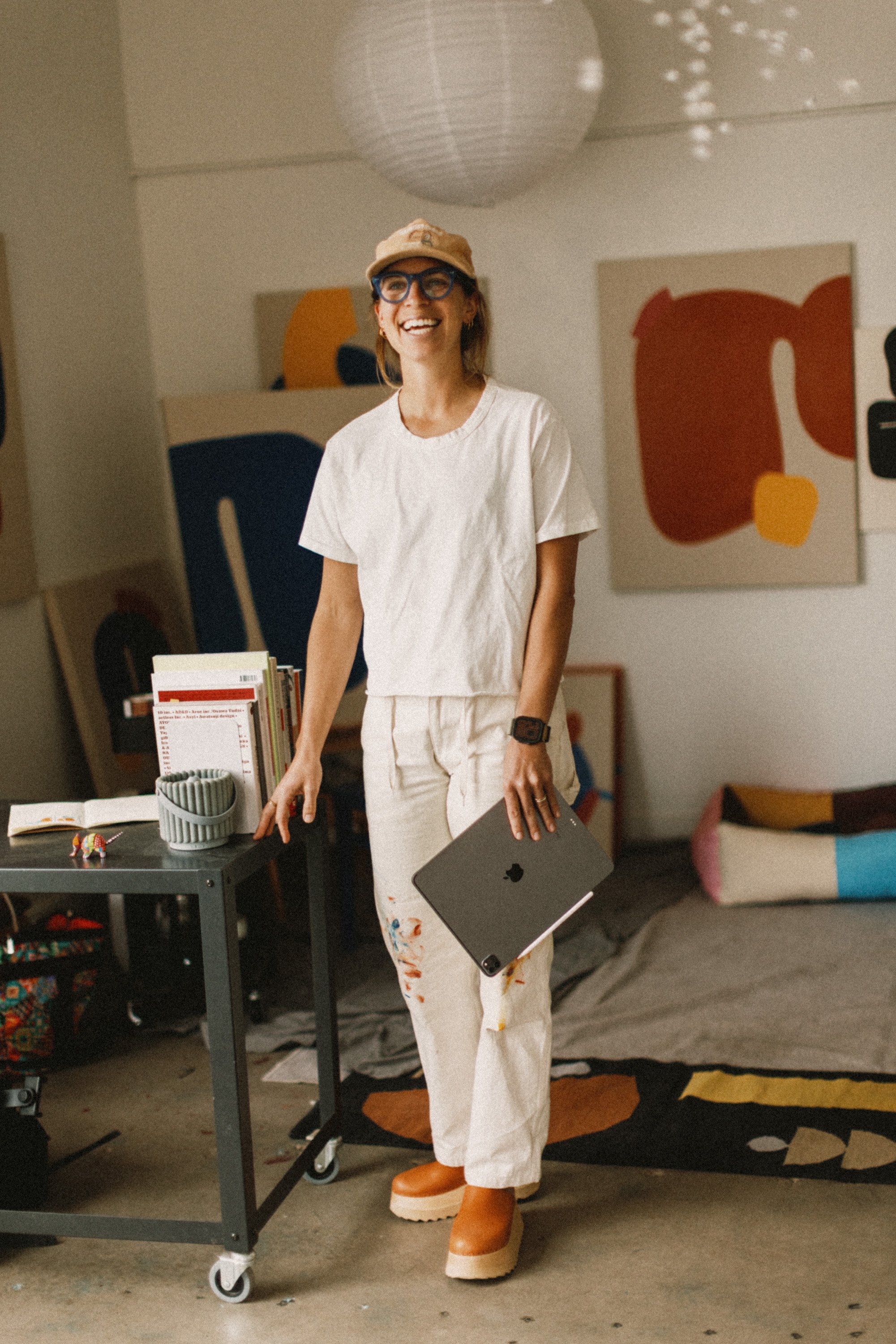 Ali V. studio visit with artist Makenzie Brown