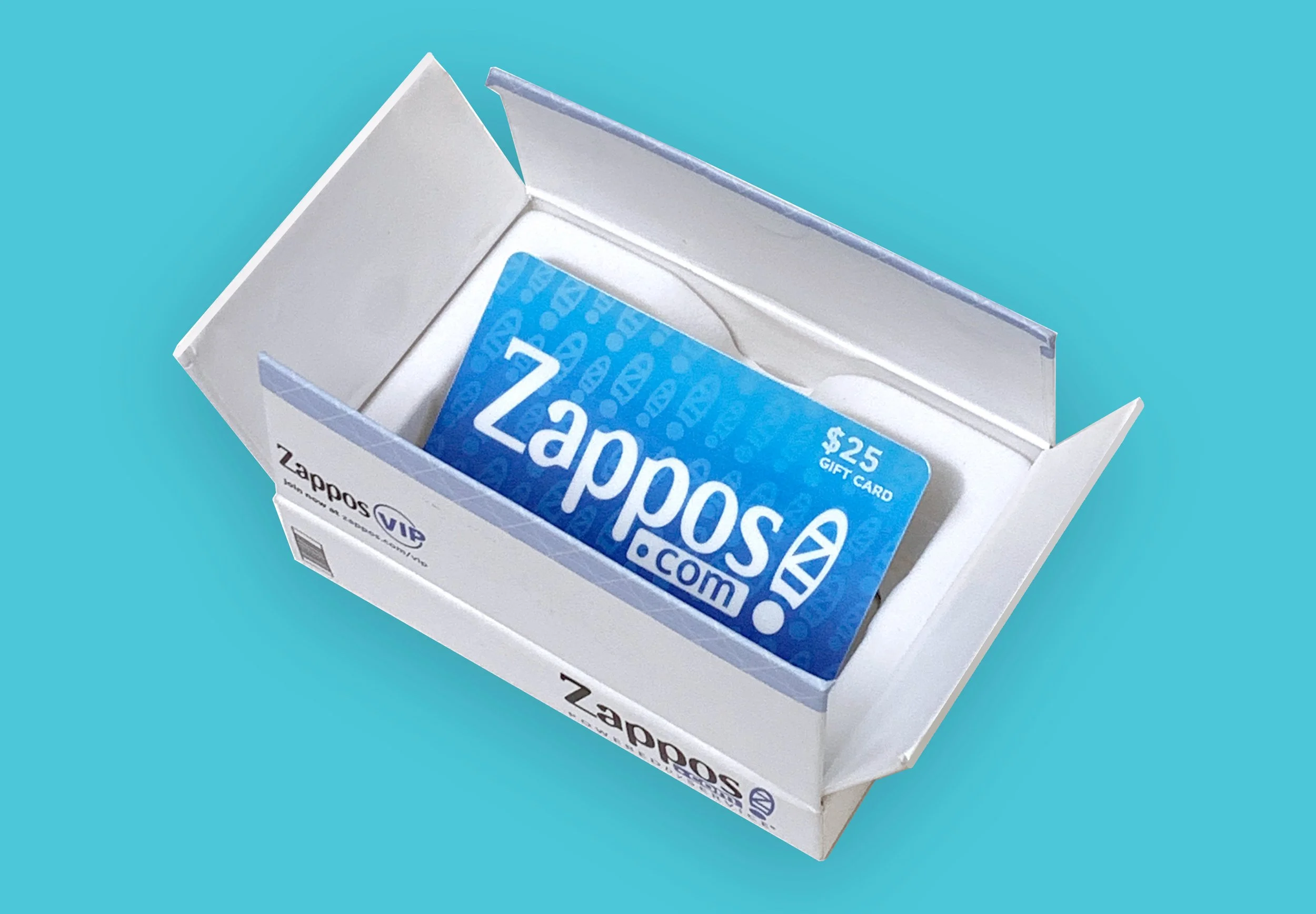 Zappos Gift Cards Mini Box Package Design — Jska Priebe Art & Design