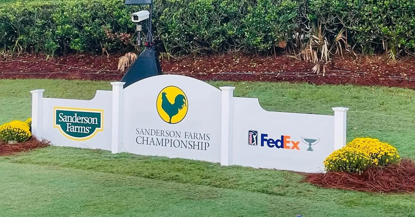 Several of our staff have joined others to volunteer at the Sanderson Farms Golf Tournament this week! ⛳💚 We are grateful for the support this event provides to our mission of protecting children and supporting families across Mississippi. Good luck
