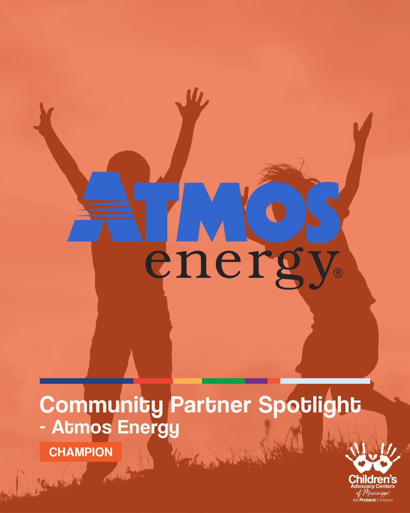 Thank you to Atmos Energy for being a dedicated Community Partner and joining us in the fight to defeat child abuse in Mississippi!

Visit - atmosenergy.com

#WeProtectChildren #EndChildAbuse #ChildAbusePreventionMonth #ChildAbusePrevention #ChildAbu