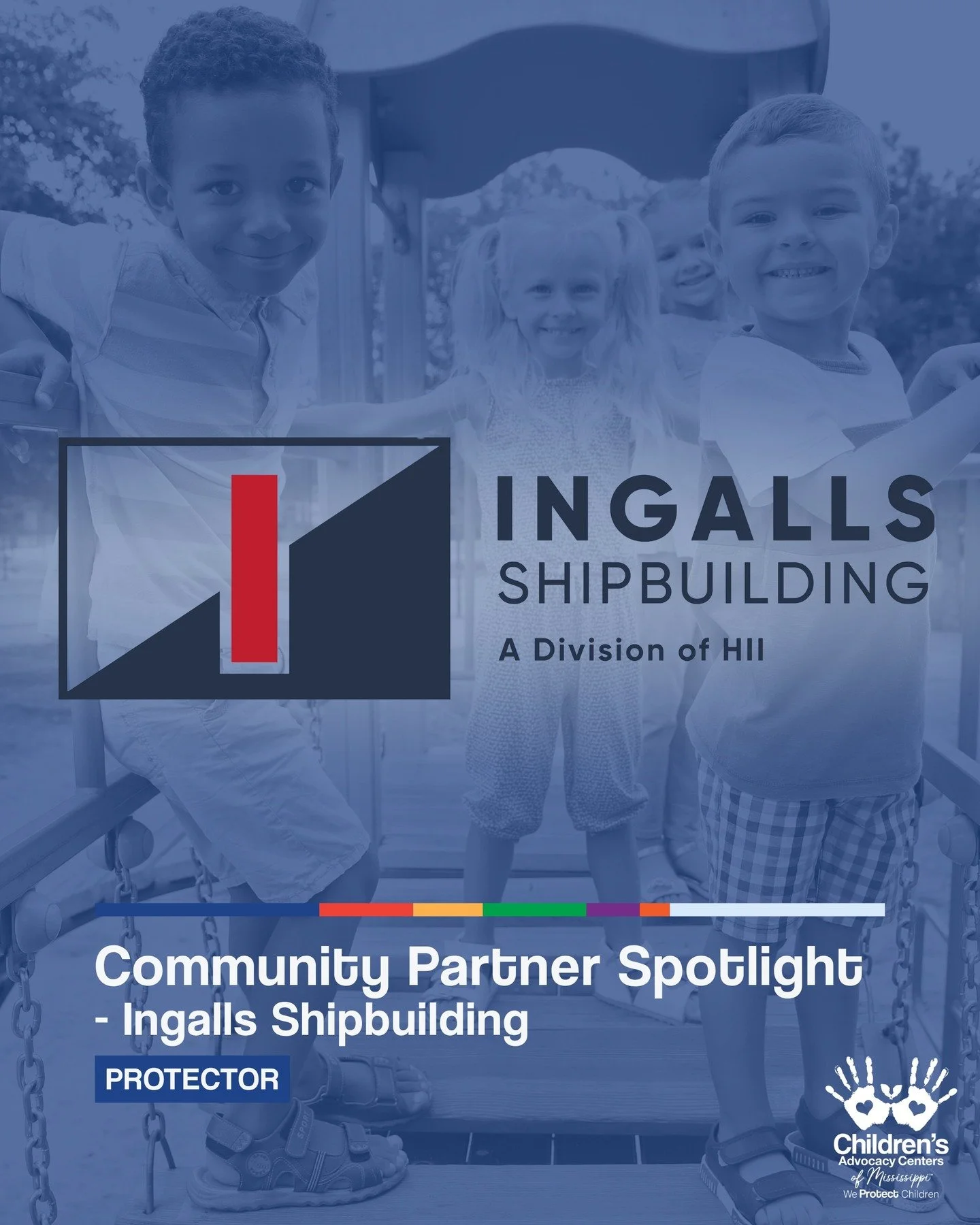 Thank you to Ingalls Shipbuilding for being a dedicated Community Partner and joining us in the fight to defeat child abuse in Mississippi!

Visit - hii.com/ingalls-shipbuilding

#WeProtectChildren #EndChildAbuse #ChildAbusePreventionMonth #ChildAbus