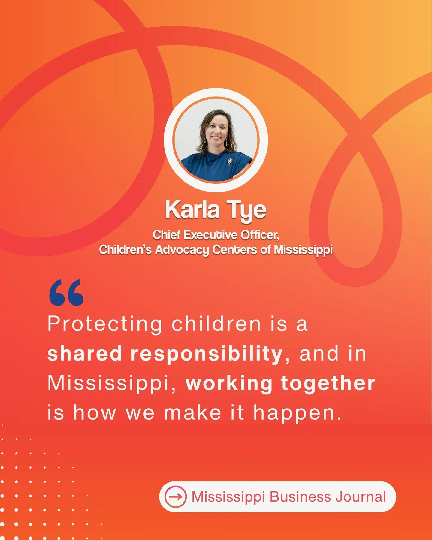 Throughout April, our amazing team at Children&rsquo;s Advocacy Centers of Mississippi shared their expertise and insight on how we can better protect children, recognize the signs of abuse, and support families across our state.

We invite you to ta