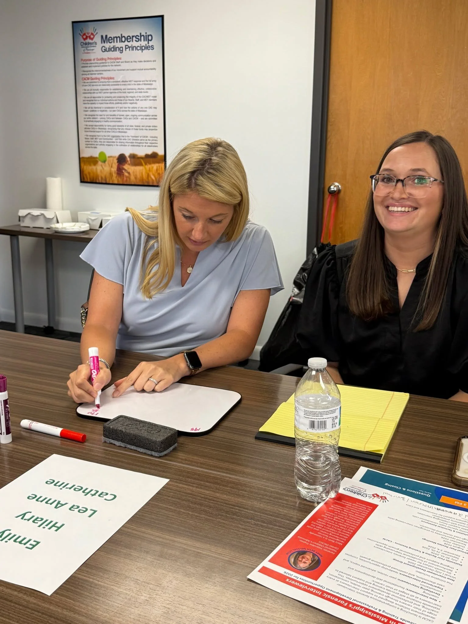 There's no better way to spend the day than with an exciting, highly competitive game of Jeopardy! Child Advocacy Center directors from across the state gathered today for their quarterly membership meeting, refreshing their knowledge of:

🔹Mississi