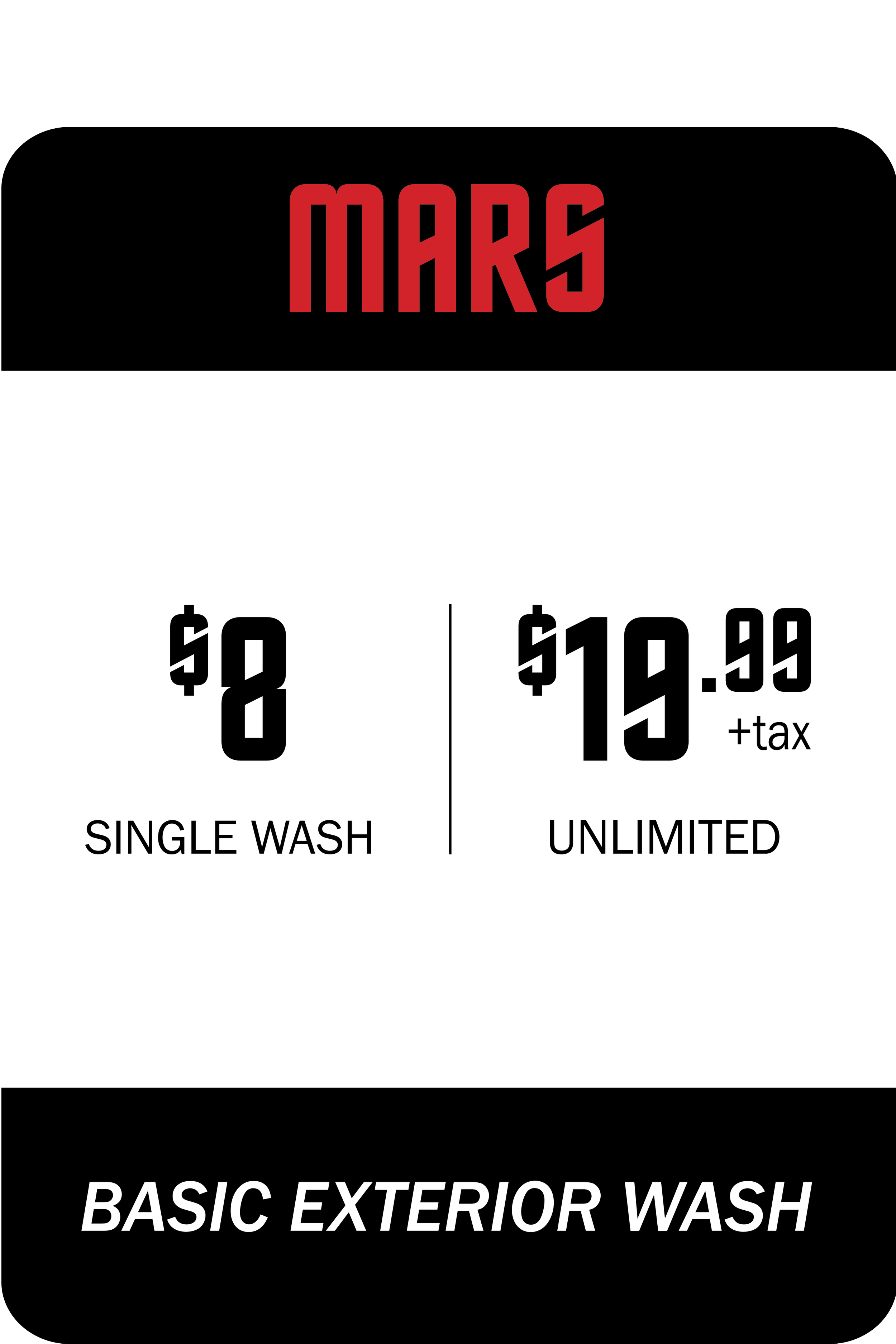 Washes — Rocket Wash