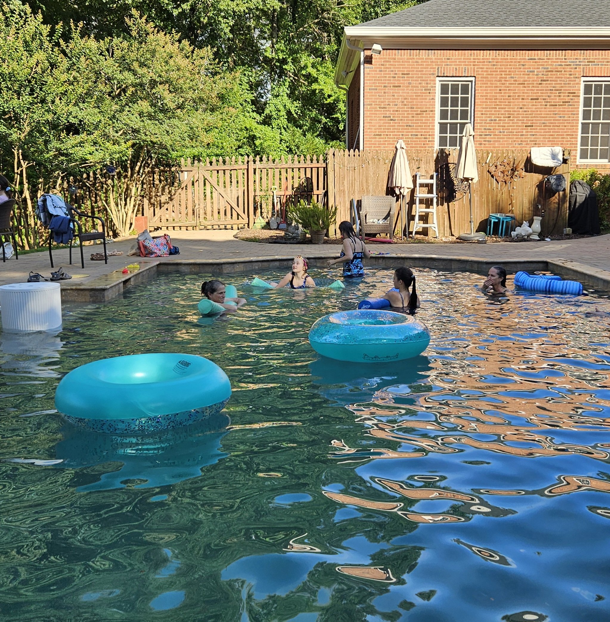 June  2026 -- St. Johnstide pool party. The weather was perfect, as was the water.
