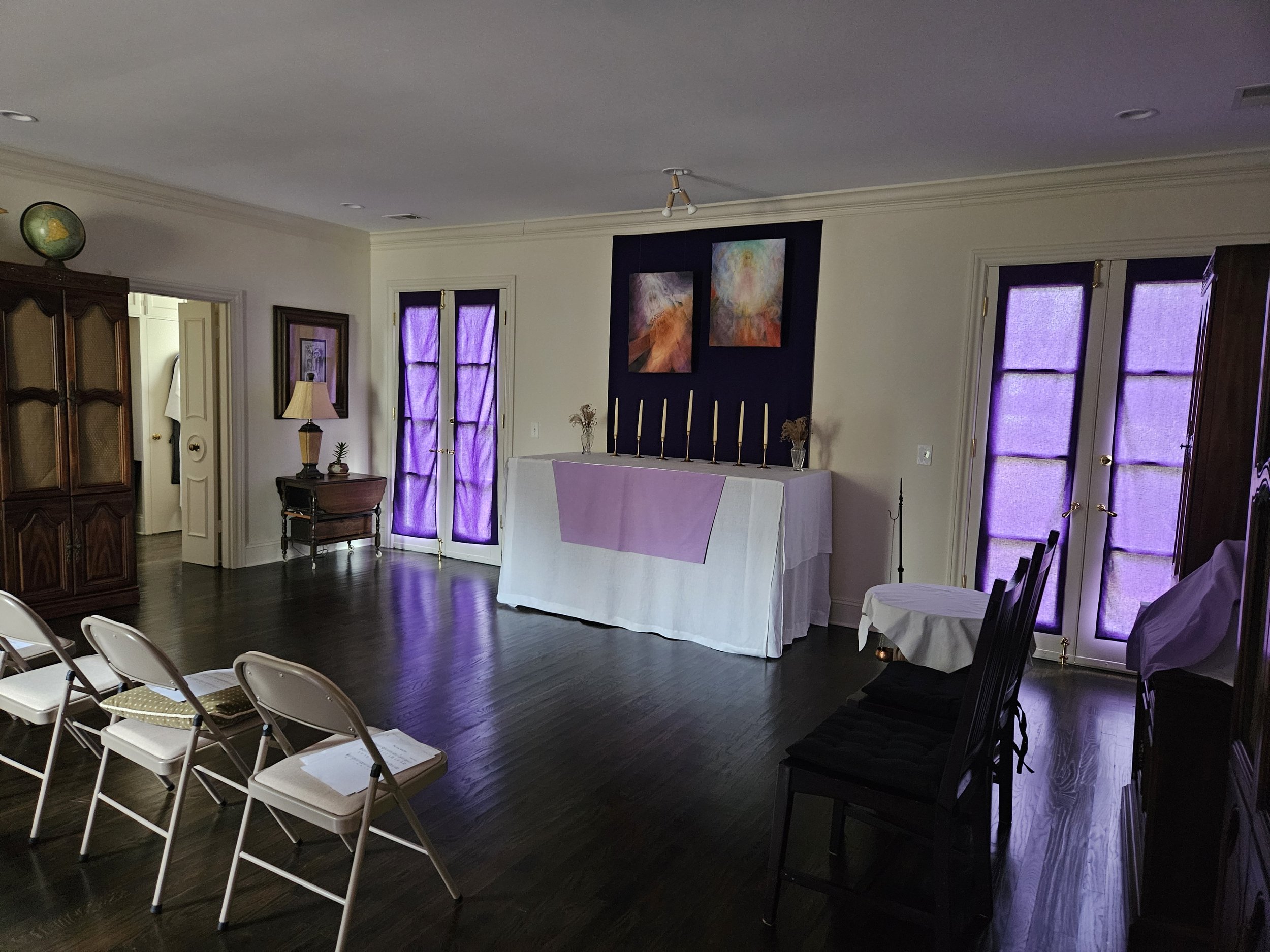 Rev. Kate's first visit to the Nashville Affiliate, November 2025, at the home of Barbara Bittles