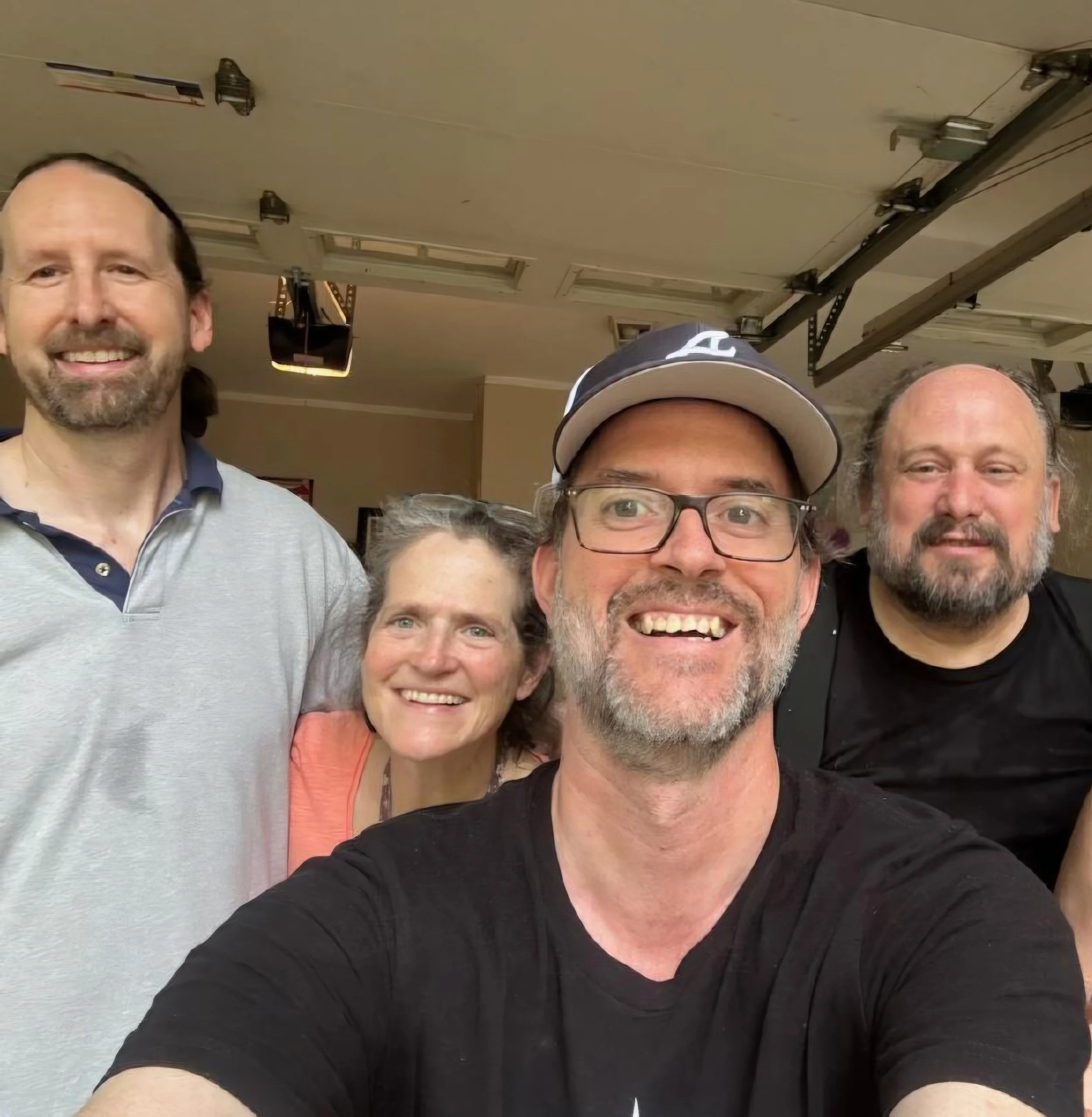 The tired but happy cleanup crew, minus Gail, who didn't like her photo!