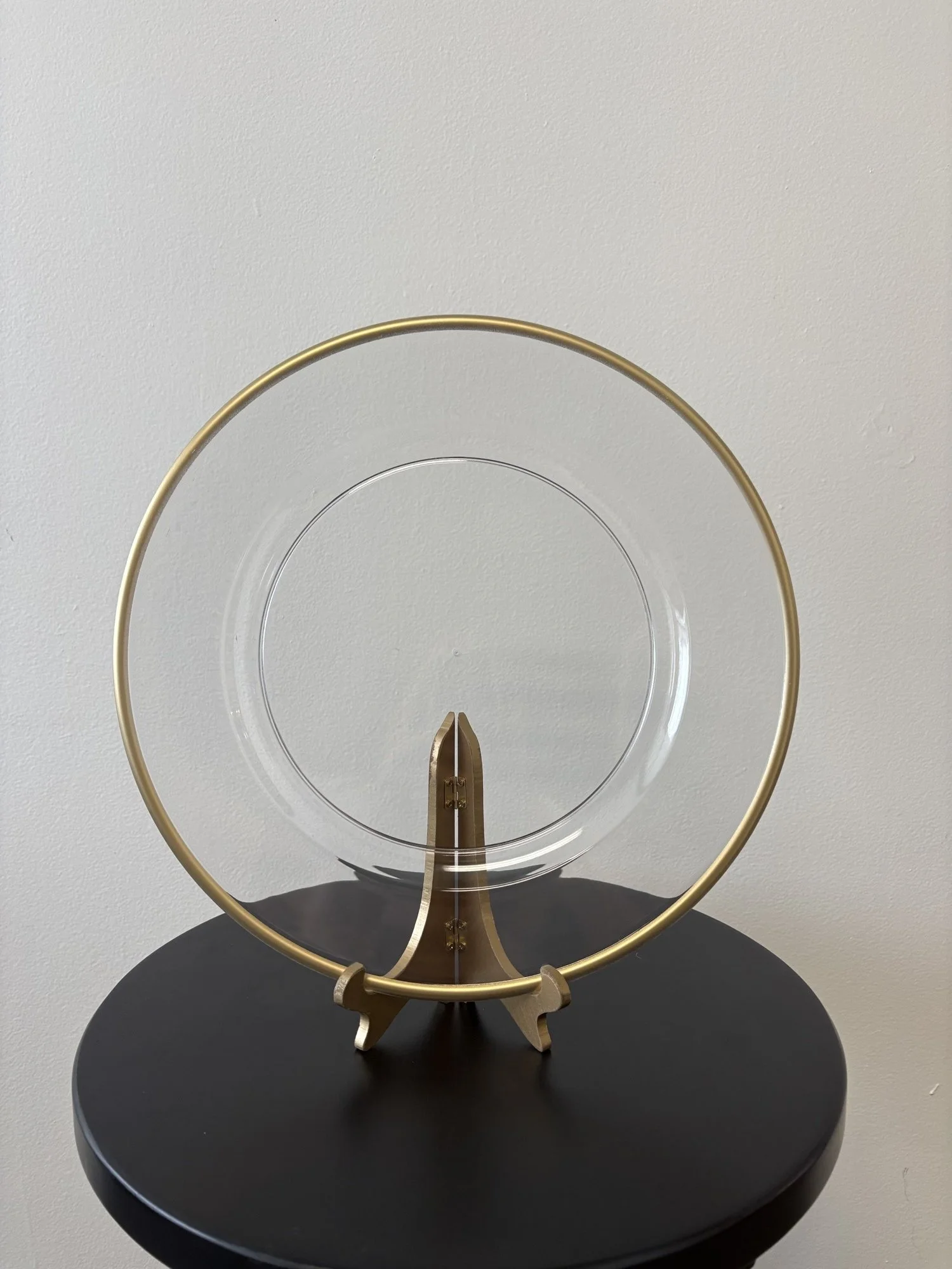 Gold Rim Charger $1.25