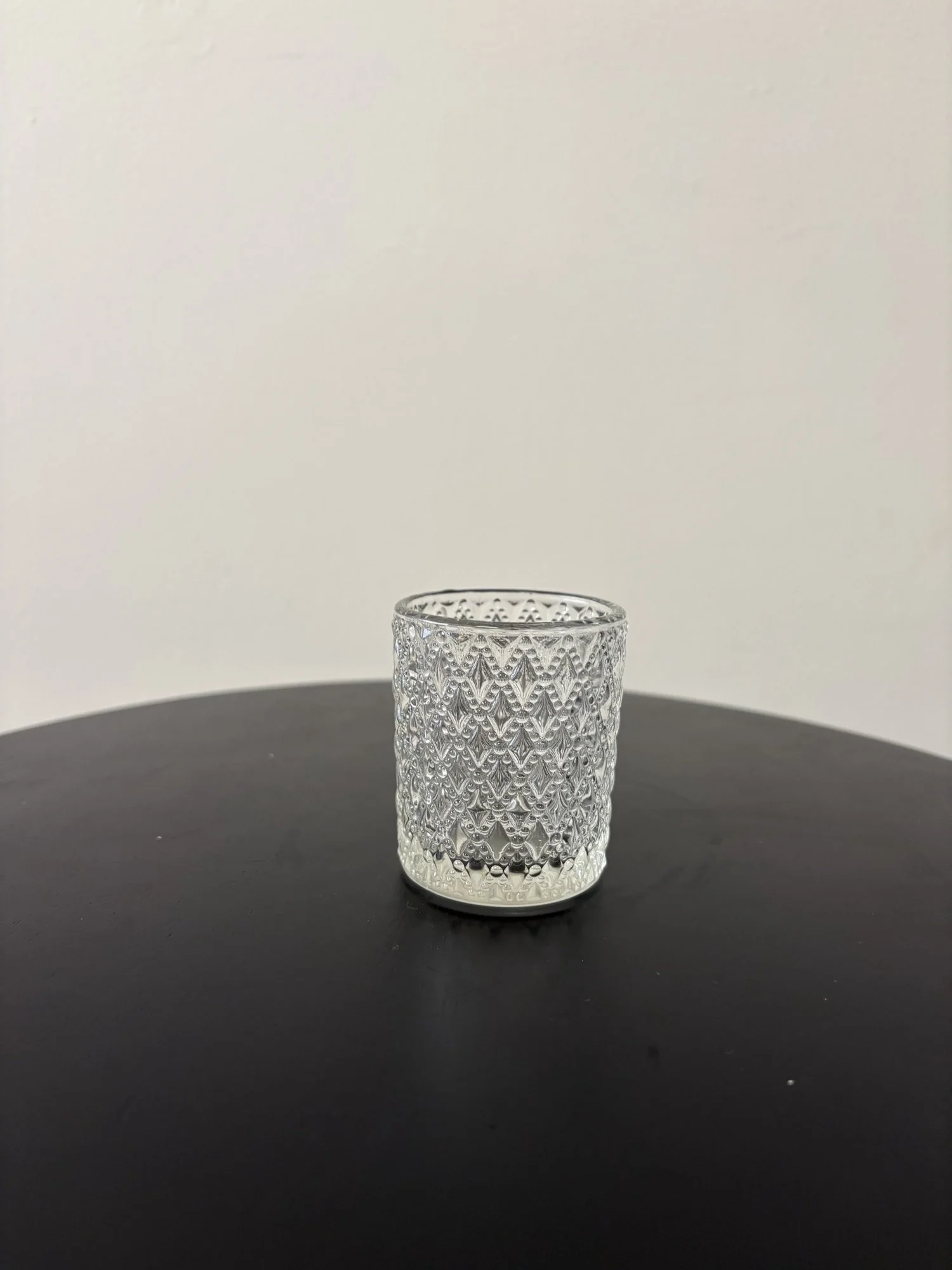 Clear Diamond Votive $1.50