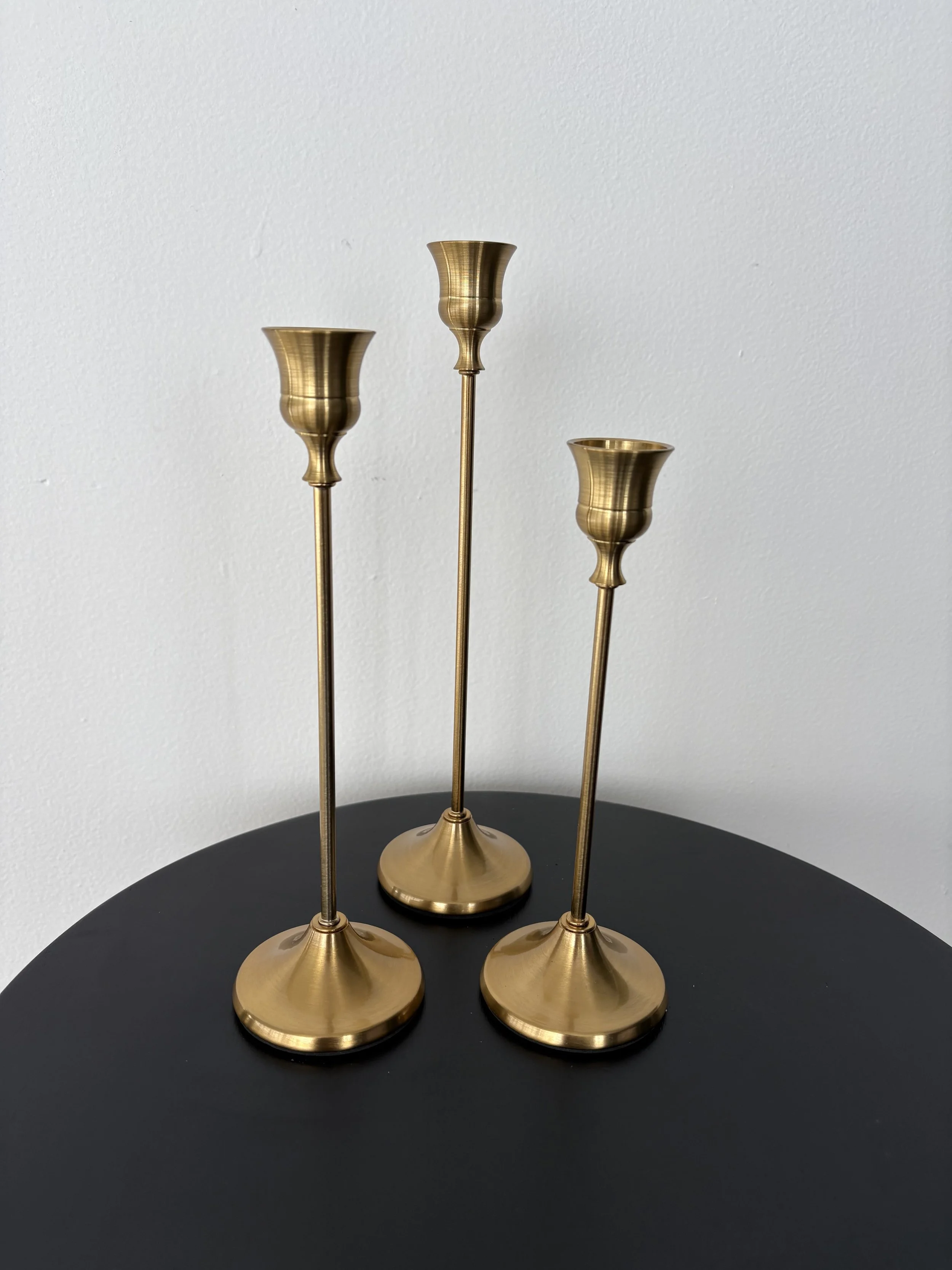 Modern Gold Candlesticks $1.25 each 