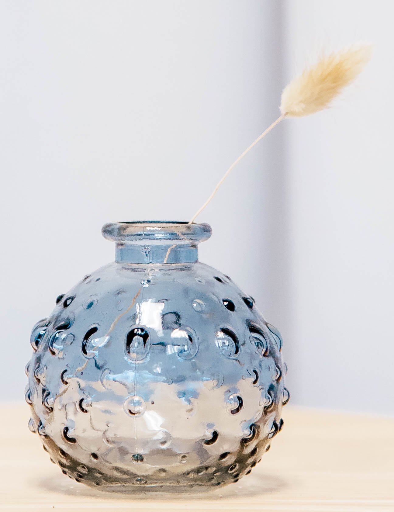 Blue Hobnail Glass Vases $1.25
