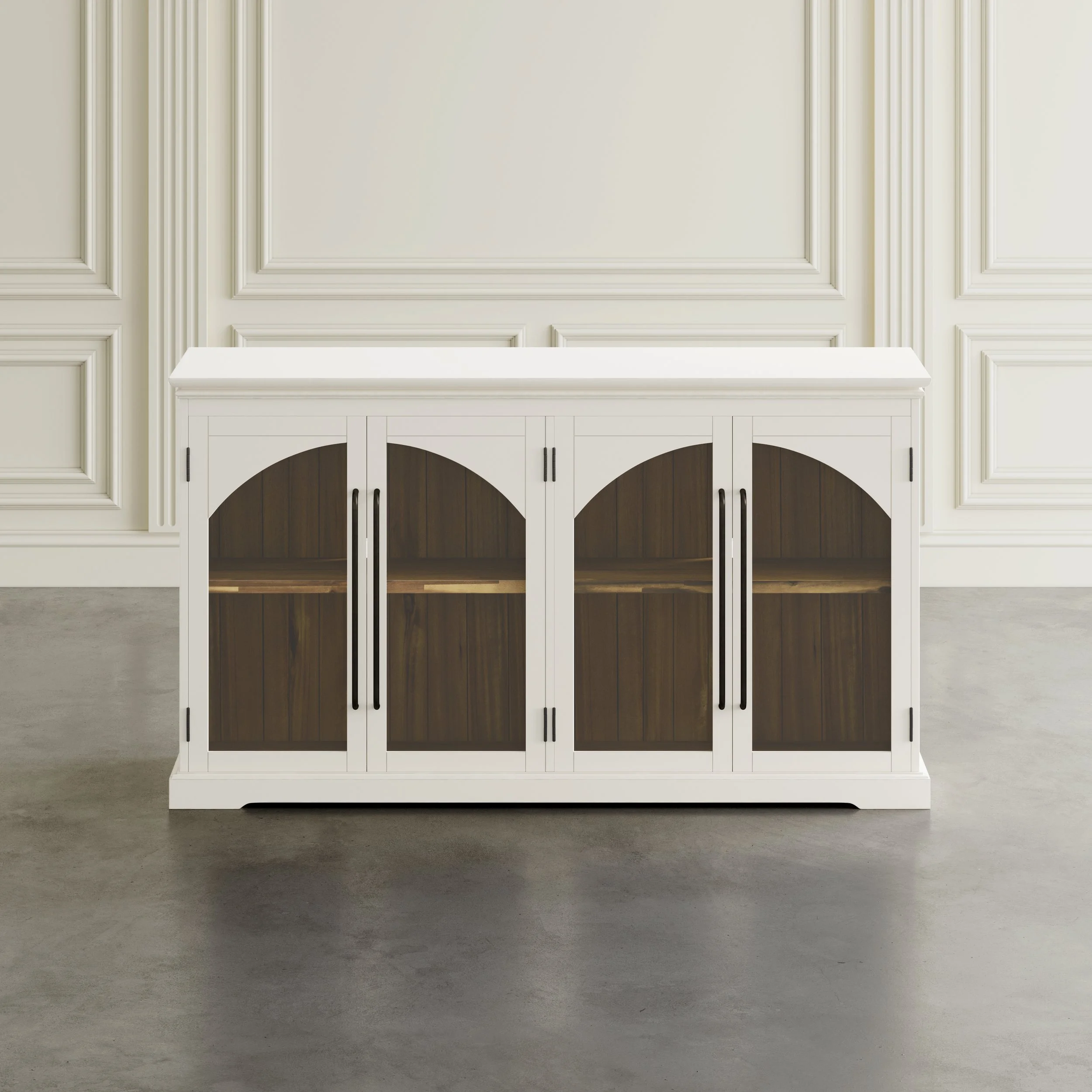 Archdale Gothic Arch 4 Door Accent Cabinet
