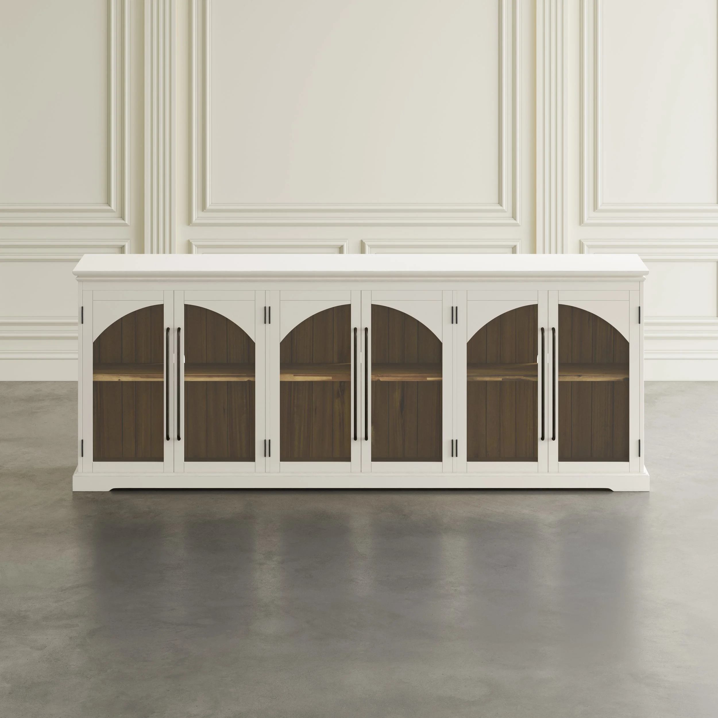 Archdale Gothic Arch 6 Door Accent Cabinet