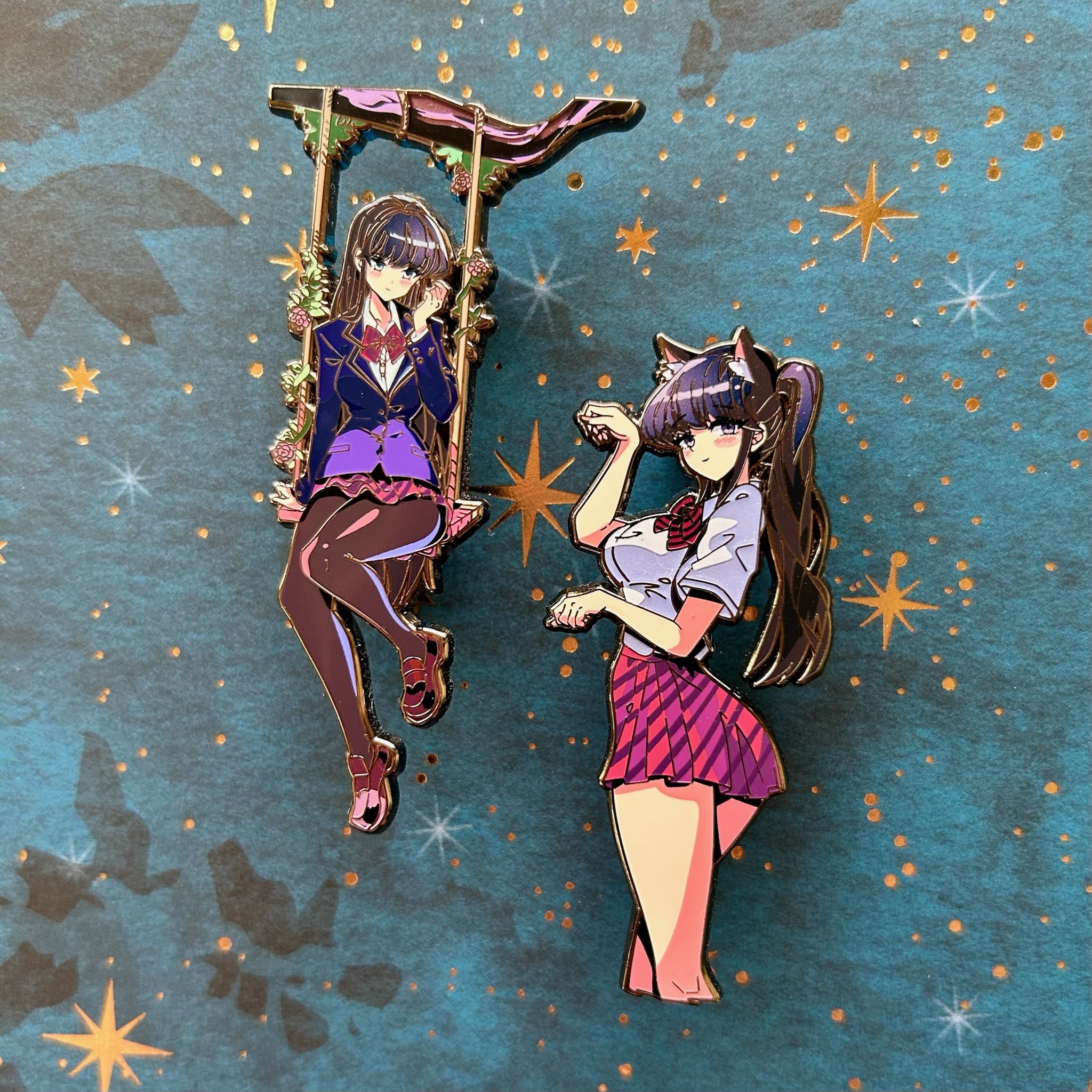 Komi Can't Communicate set
Black Nickel plating
LE25
Artist: Jhons.Secret