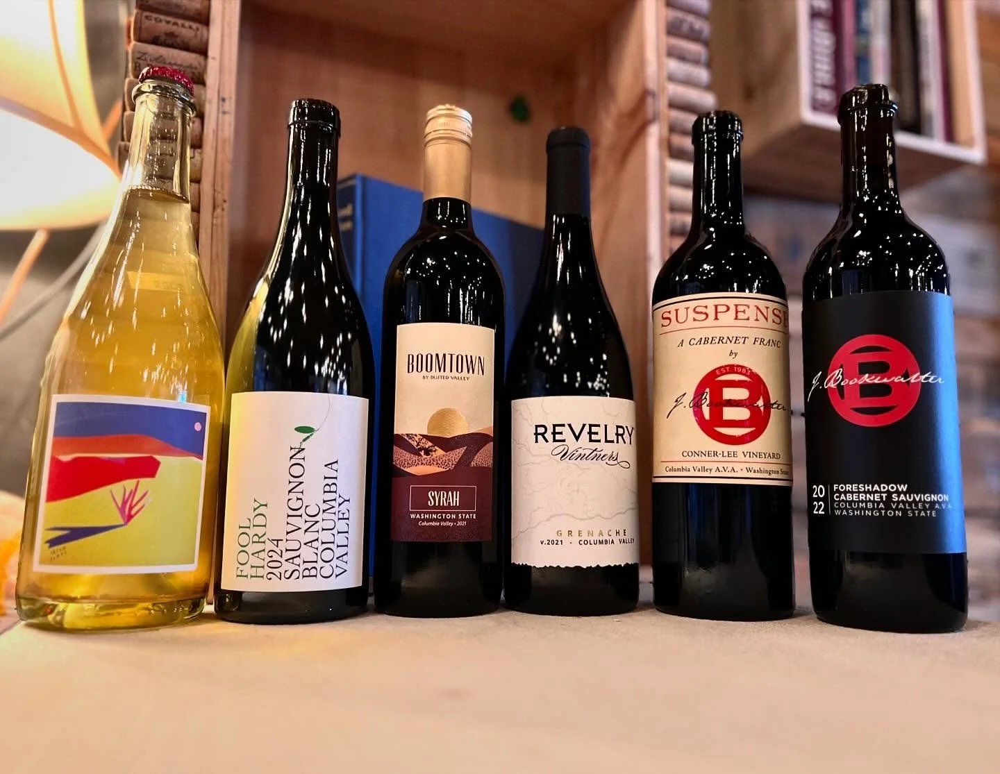 tonight&rsquo;s tasting continues our Washington Weekend! &ldquo;Deeper Into Washington&rdquo; we go, as we try some upper-tier cabernet and cab franc from legendary washington winery J Bookwalter! 

$40 for this fabulous guided tasting (is quite a b