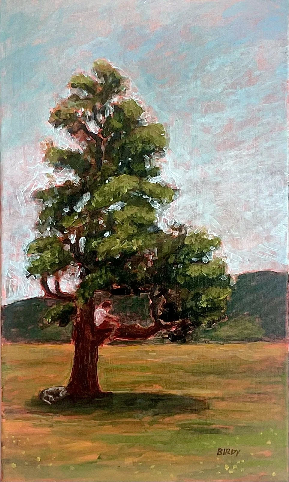 "Boy and His Dog" |
Acrylic on canvas
30x50 cm