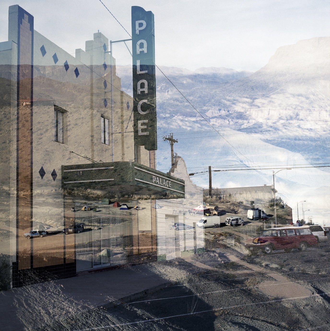 Marfa / Lajitas double exposure