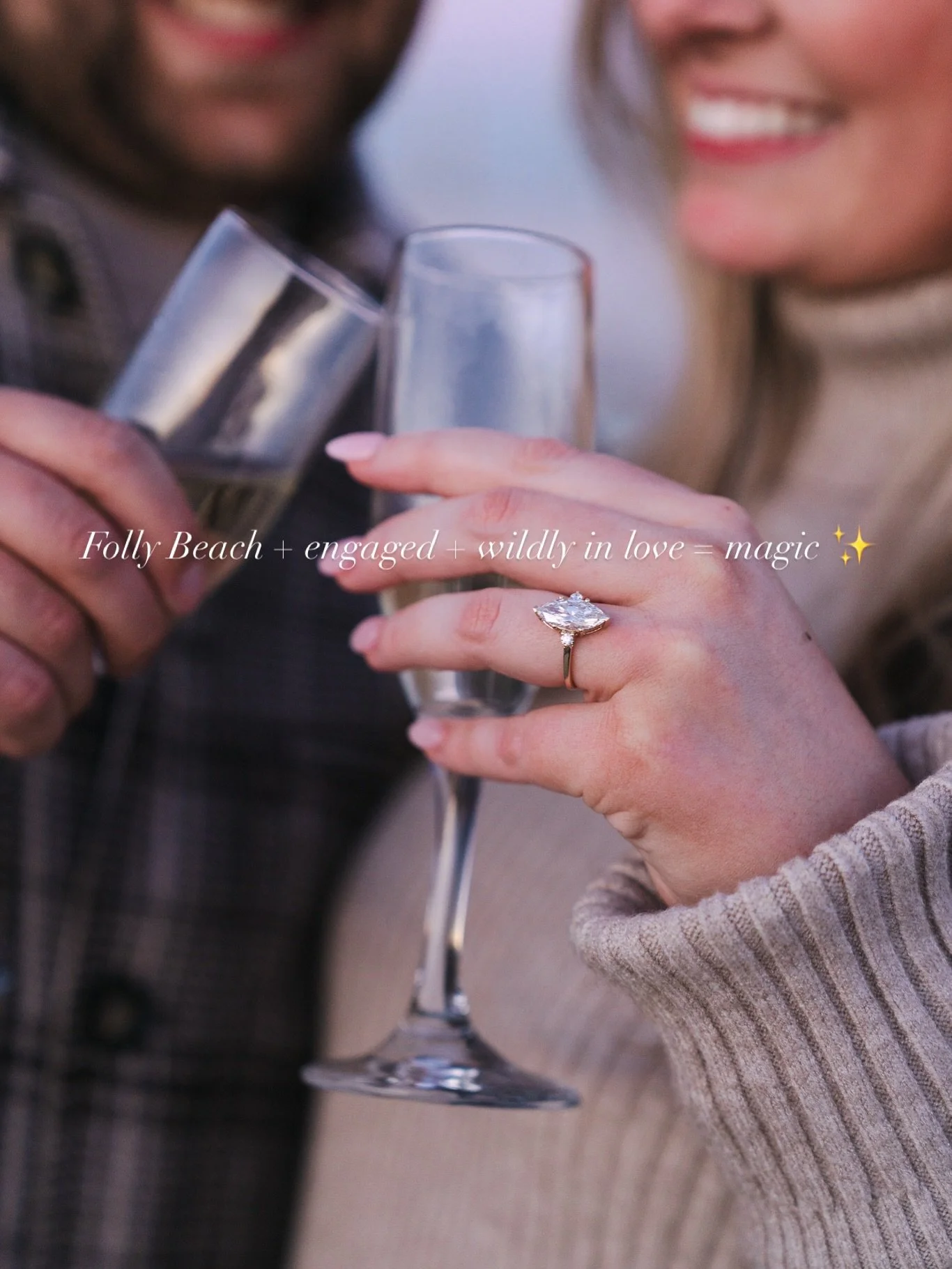 Proof that love looks even better with wind in your hair and sand between your toes 💍 

From Folly, with love 💌 

#follybeachphotographer #charlestonphotographer #charlestonfamilyphotographer #follybeachengagement