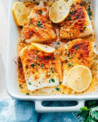 Baked Cod with Lemon & Garlic