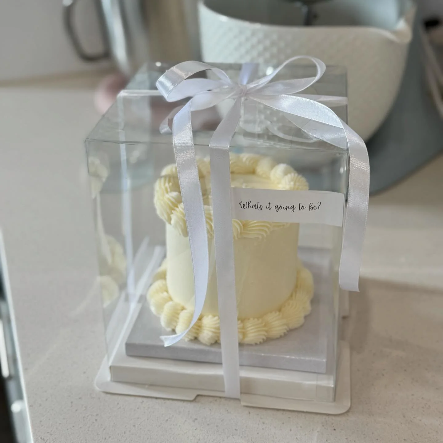 🦋What&rsquo;s is going to be? 🎀
Gender reveal cakes are always my fav! 

🎀ONLY A HANDFUL OF SPOTS LEFT FOR NOVEMBER 🎀

#deliciousnessbakery #deliciousness #deliciousnessbakerycakes #houstoncakes #genderrevealcake #genderrevealparty #simplecake #c