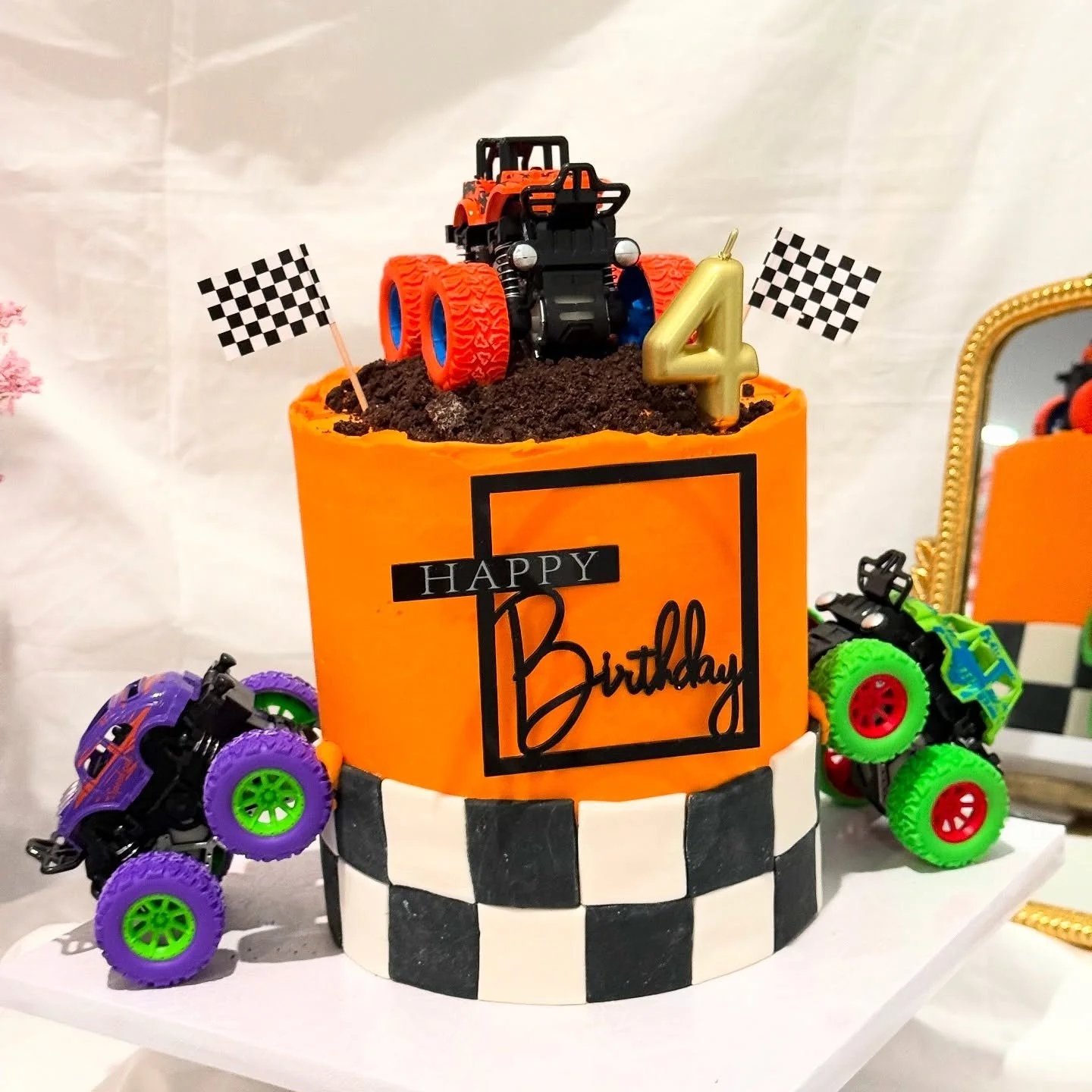 Monster Truck 🛻

Such a fun cake for the sweetest family! 6inch 3 layer vanilla cake filled with vanilla butter cream, Oreo dirt and toys the birthday boy can reuse. 

#deliciousnessbakery #houstonbakery #homebaker #homemade #customcakes #cakesofins