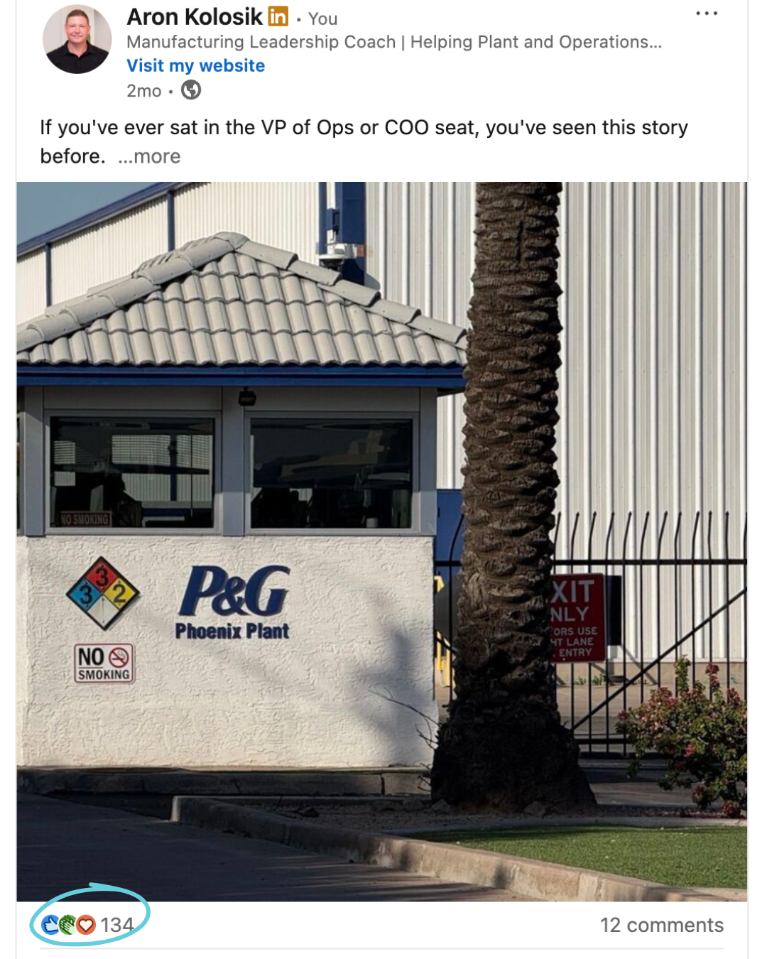 As seen on LinkedIn
