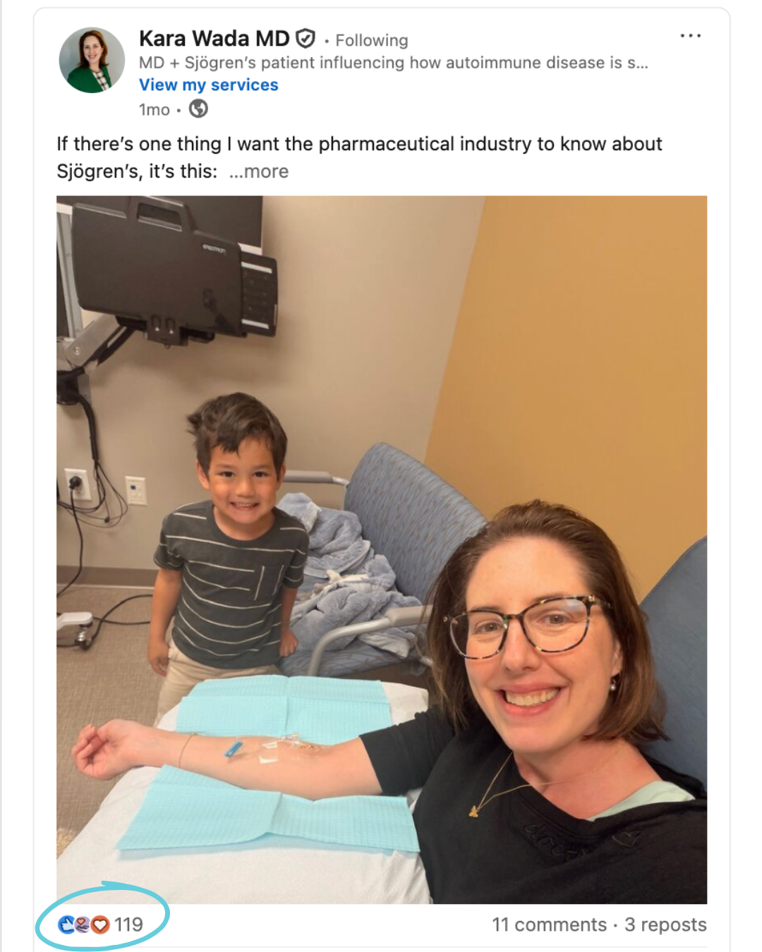 As seen on LinkedIn