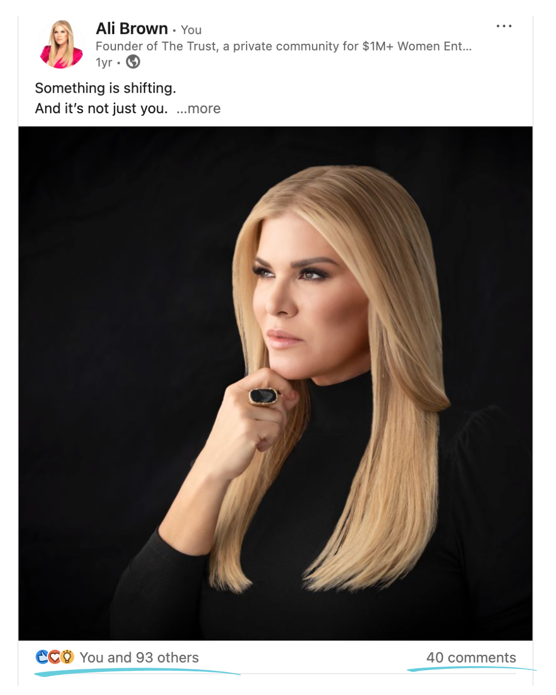 As seen on LinkedIn